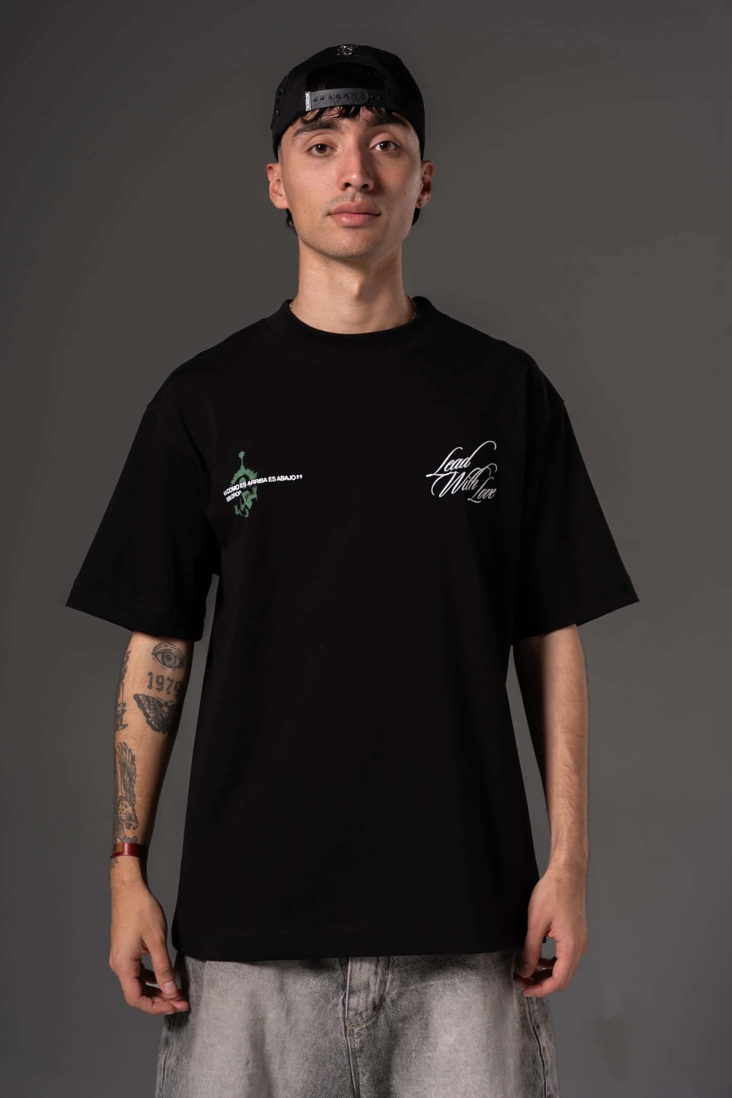 Camiseta Oversize  Como es arriba es abajo savage  250 gramos 14647 - miniatura 2