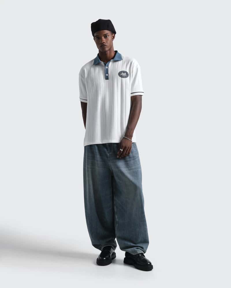 Polo Blanco Relaxed Fitting In - miniatura 8