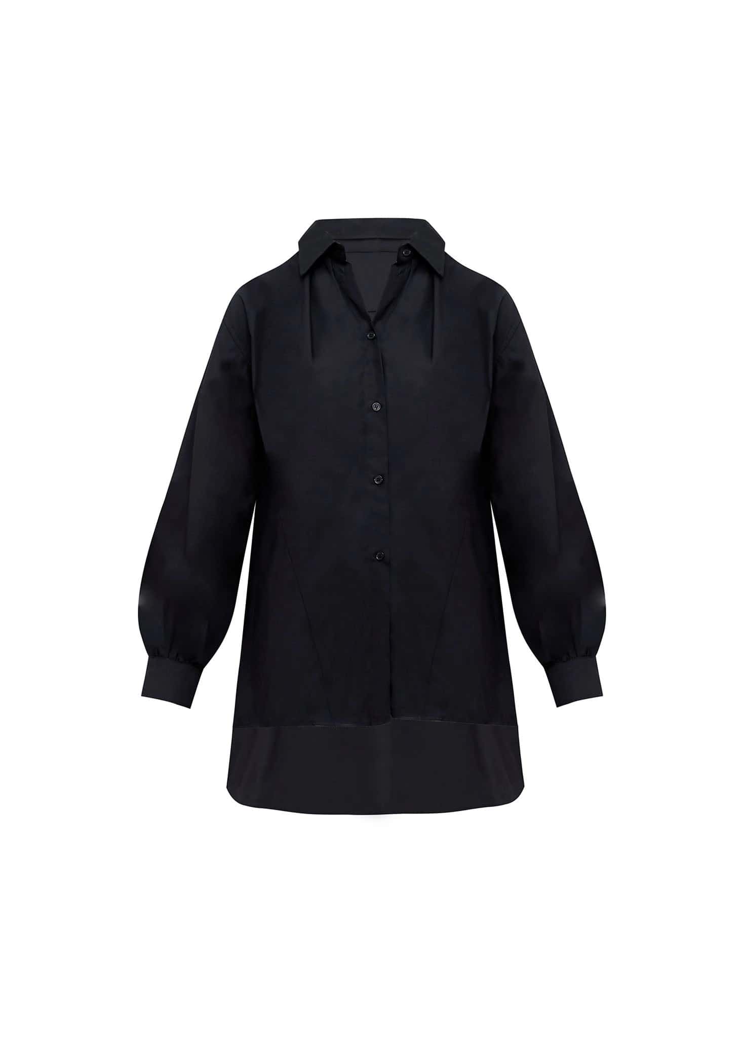 Camisa clásica con cuello despegado