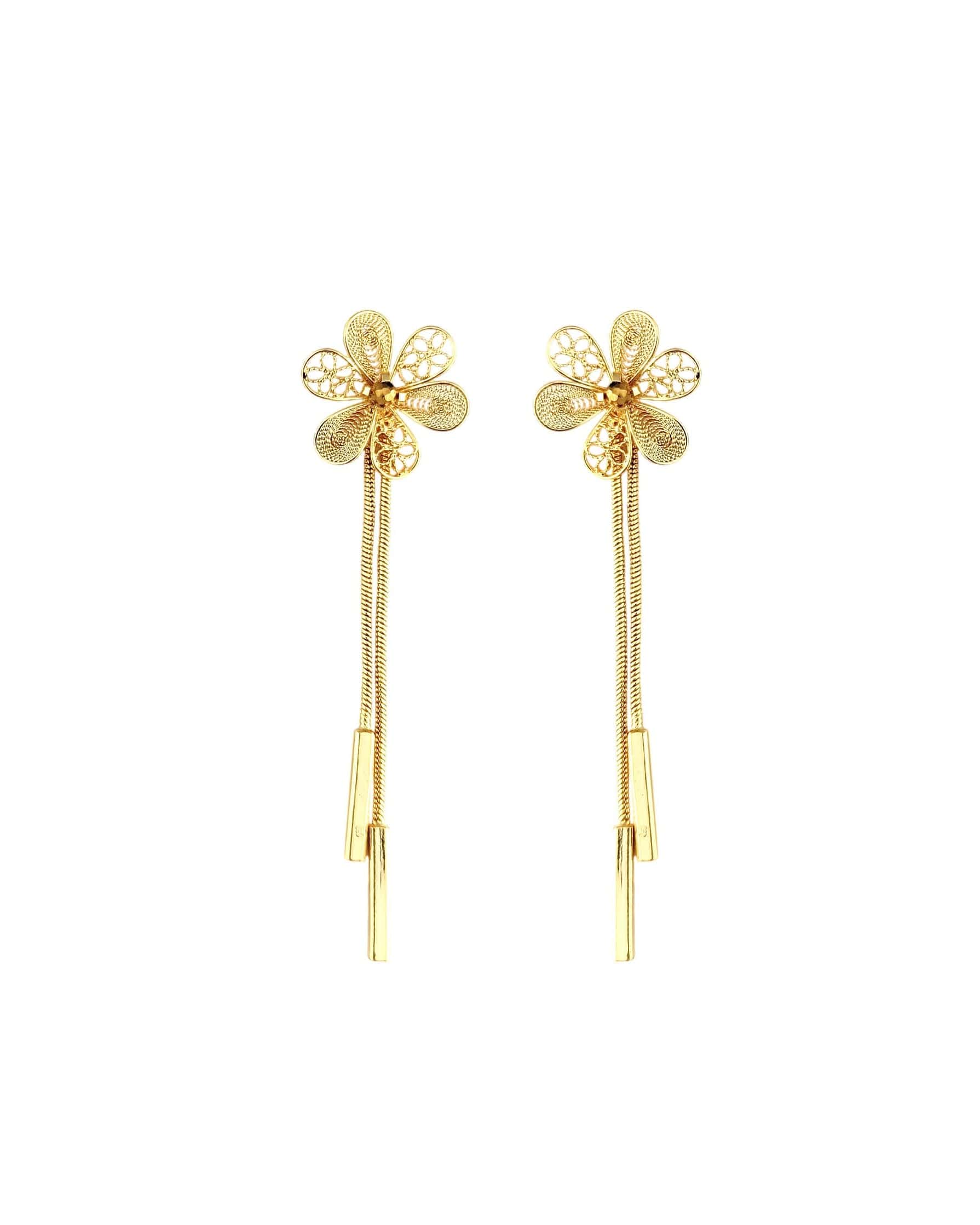 Aretes filigrana doble función; Elia