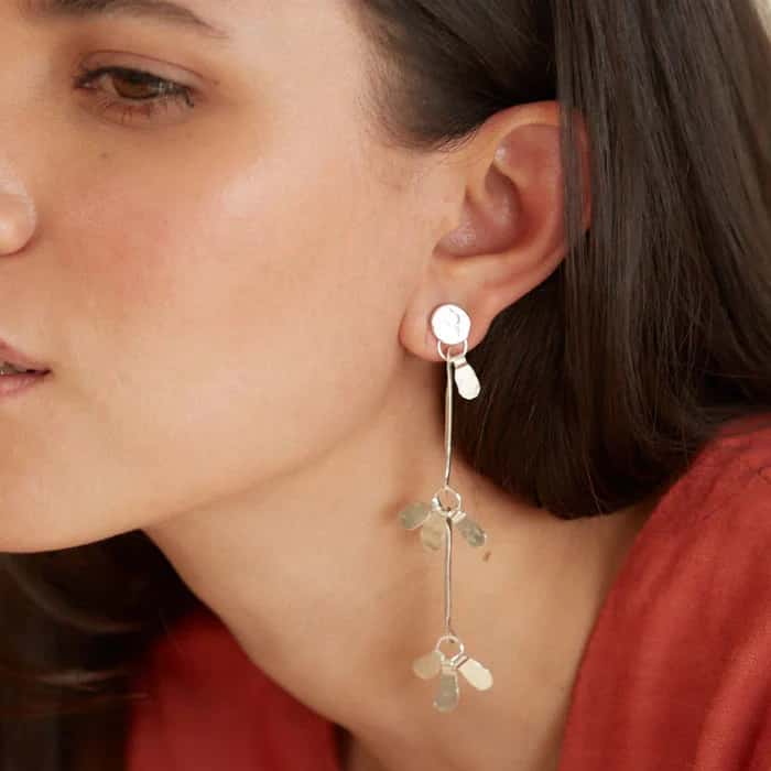 ARETES LARGOS SEMILLA SAGRADA - miniatura 5