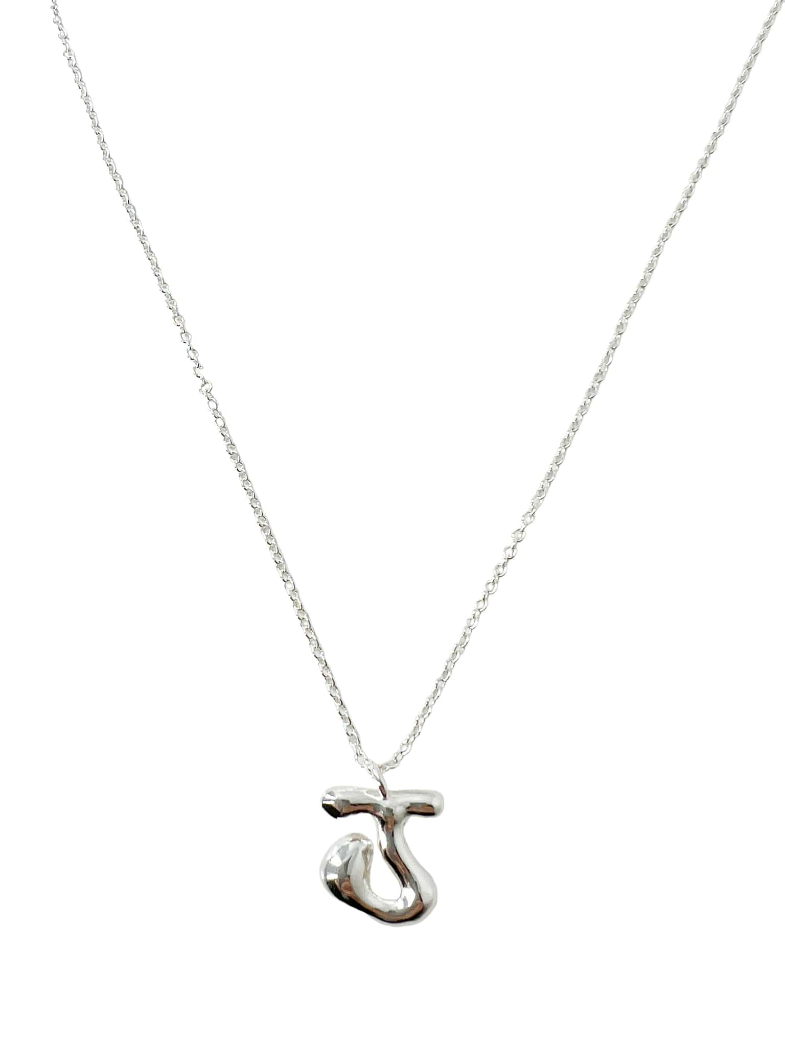 cadena letra cosmic water silver - miniatura 3