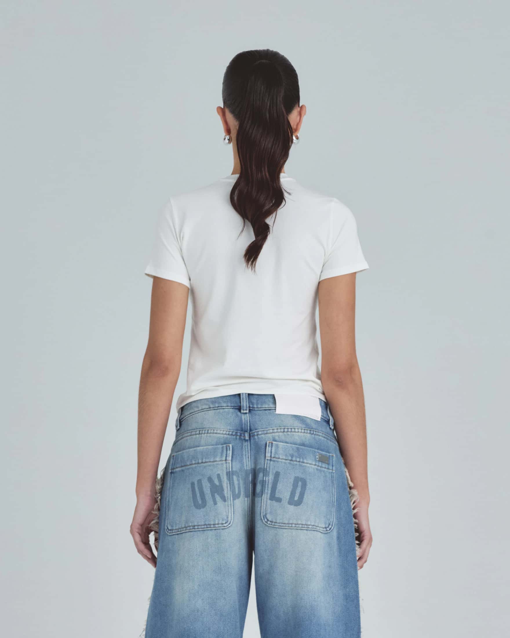 Line Undergold Studio Long Baby Tee White - miniatura 7