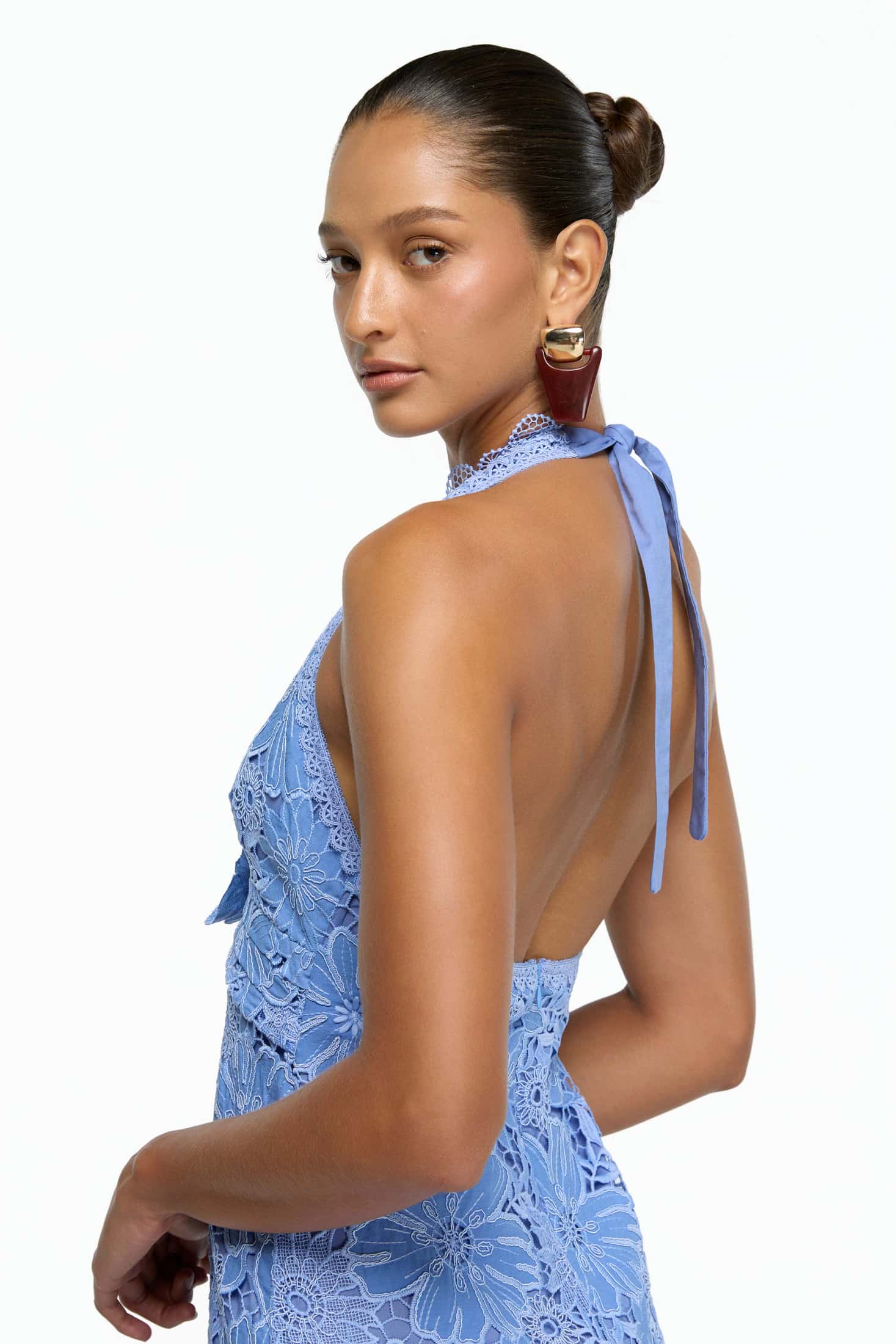 ODETTE MAXI DRESS BLUE - miniatura 4