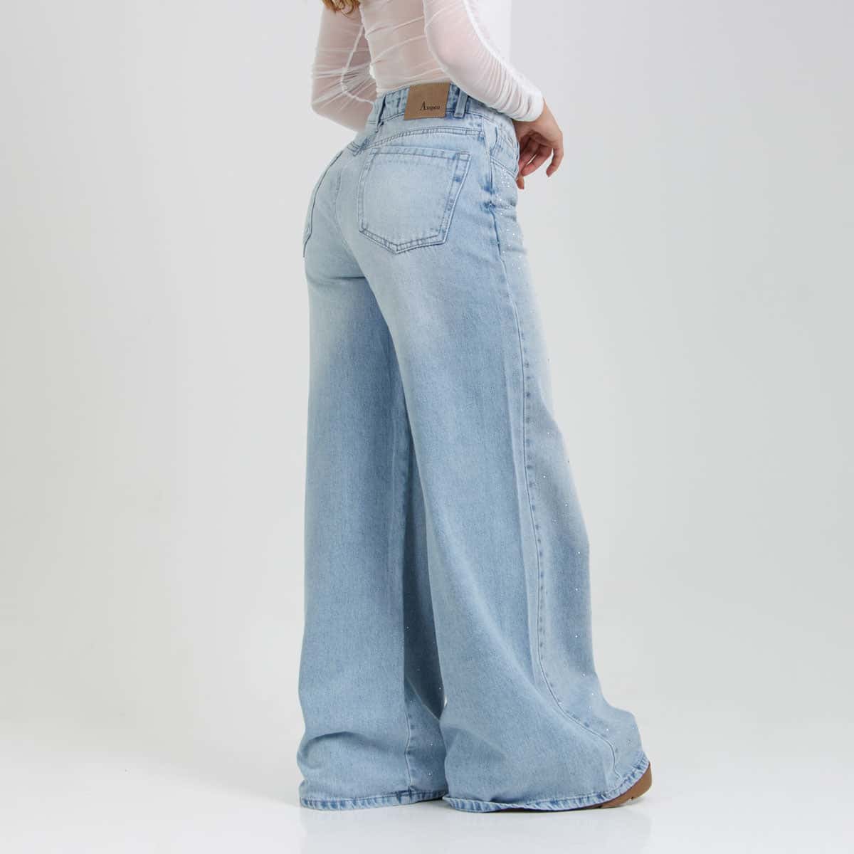 Jean Axspen Wide Leg Brillos Ax-2933 - miniatura 4