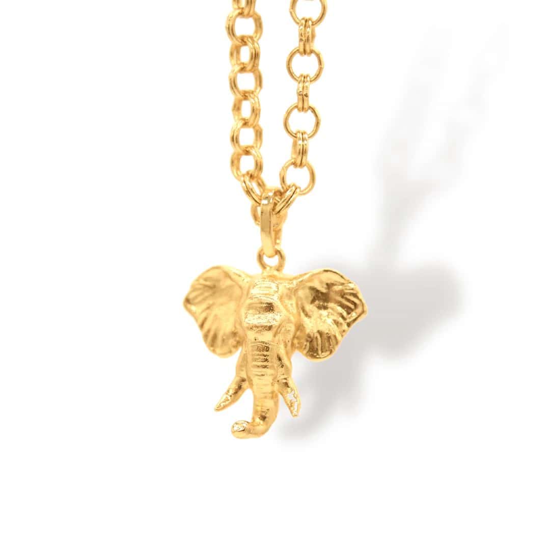 Cadena con cabeza de elefante