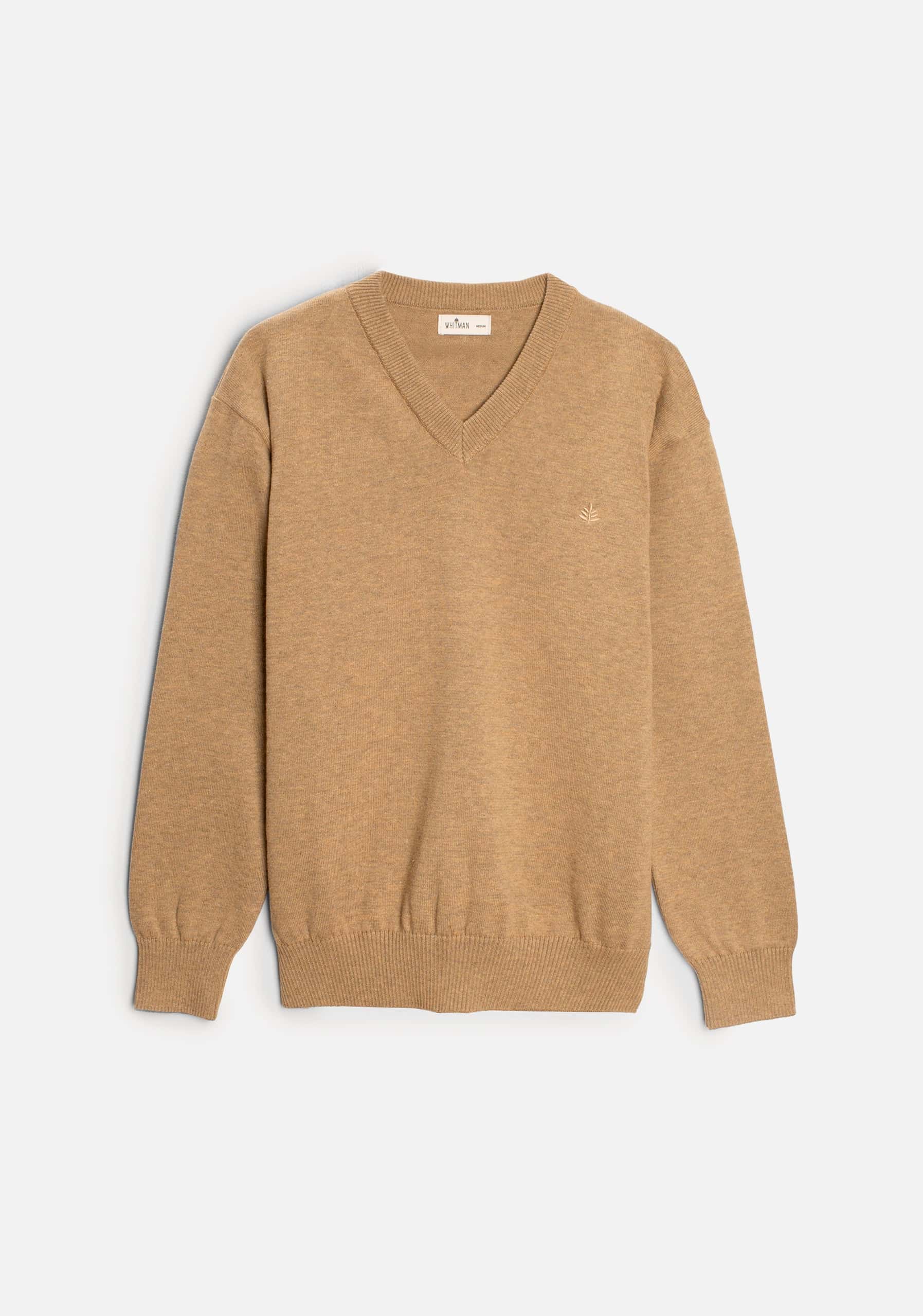 Saco H Newark Cuello V Beige