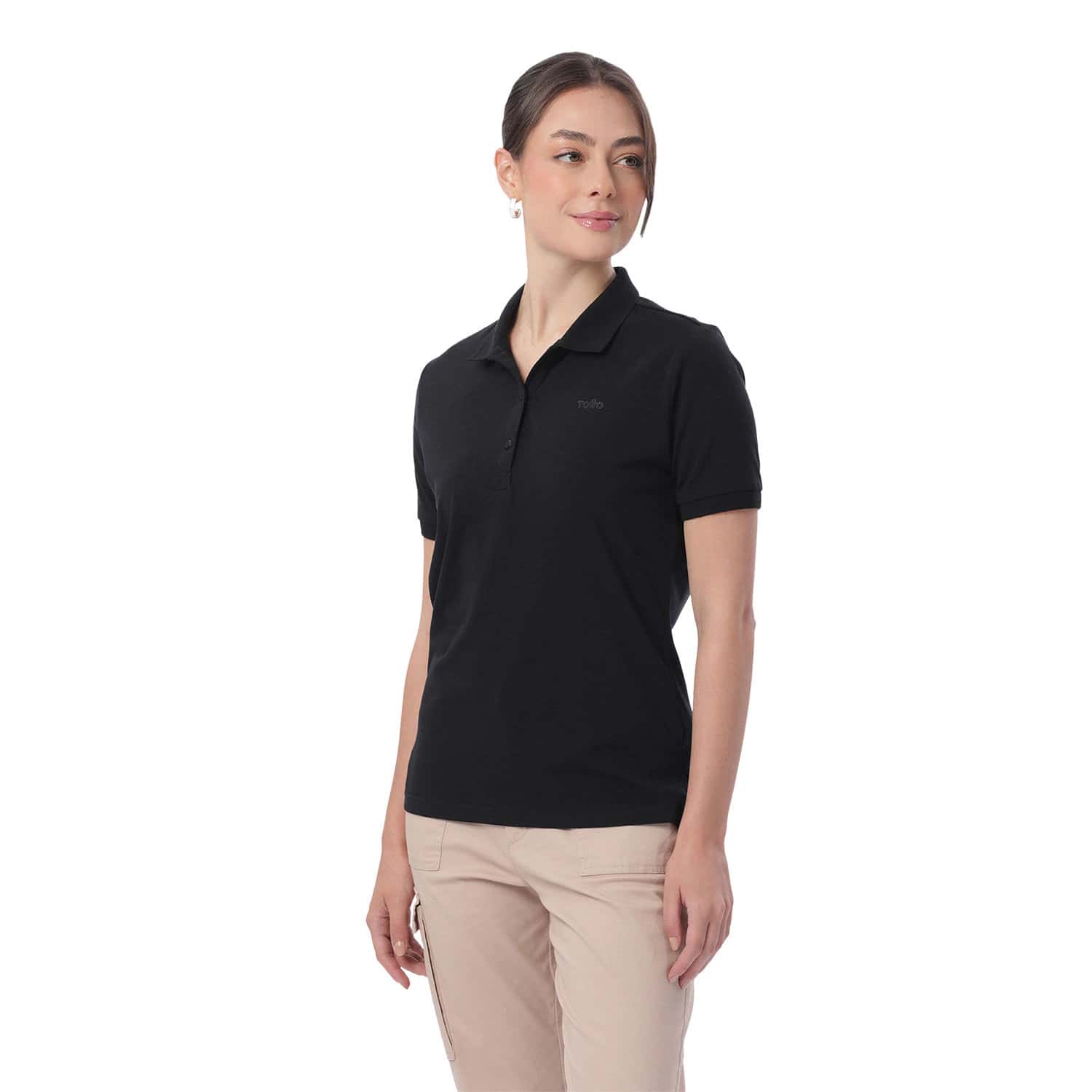 Camisa Polo para Mujer Chechi Negra
