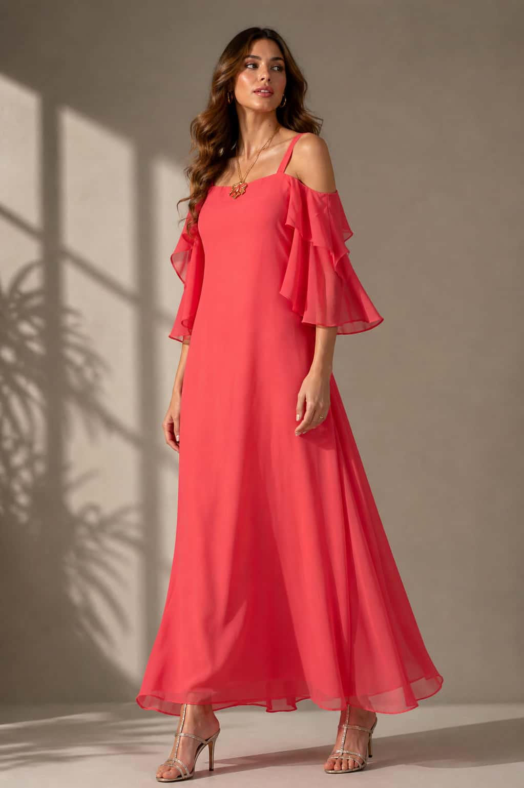 Vestido Sicilia Salmon - miniatura 1