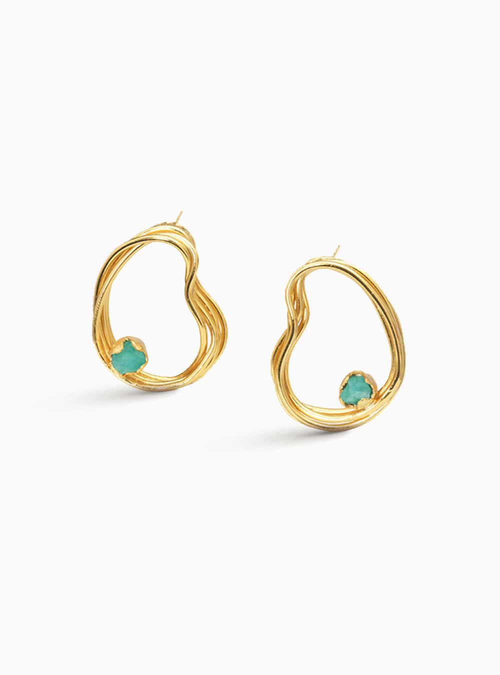 Aretes Providencia Mid Esmeralda