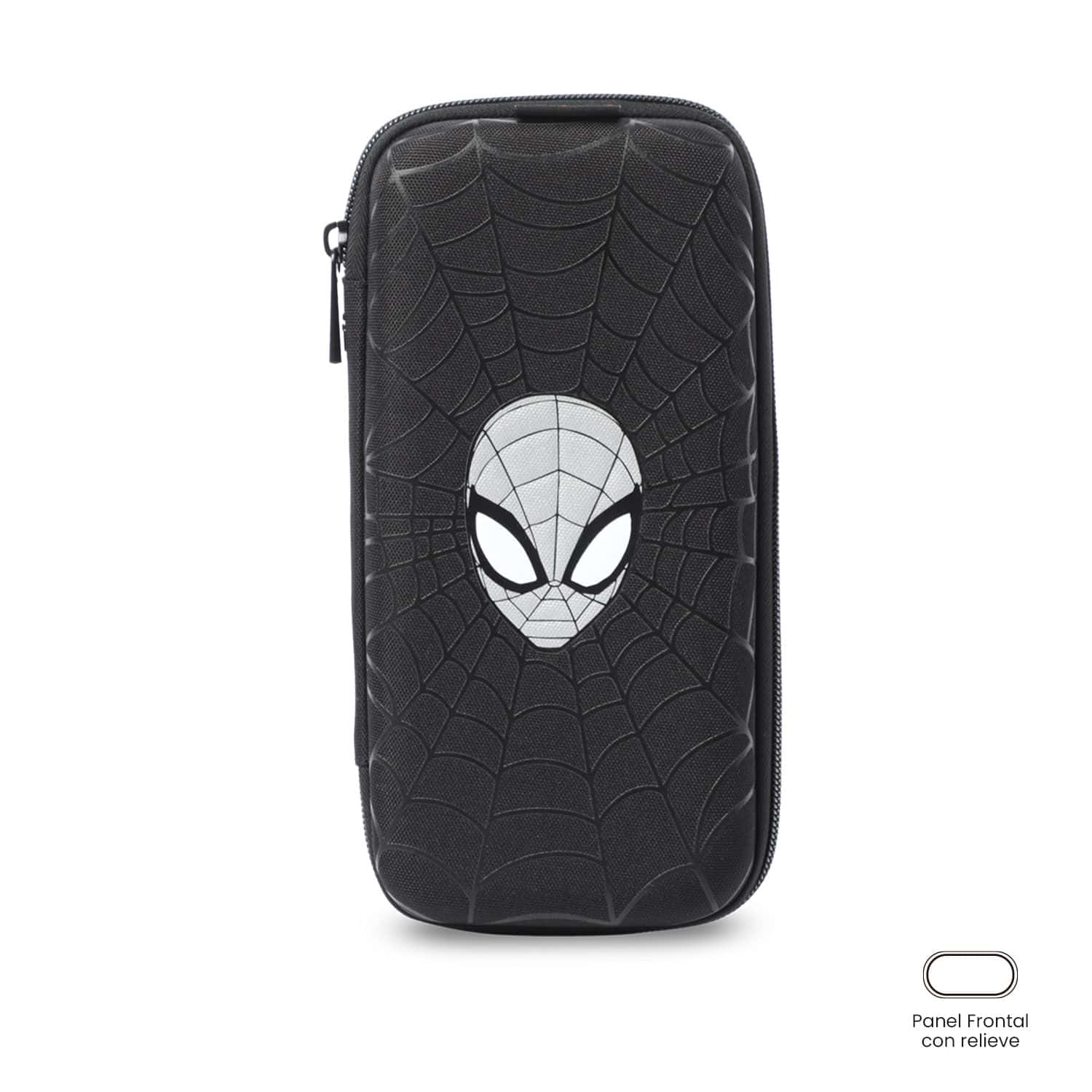 Cartuchera Multiuso Spiderman Friendly Mediana Gris Hombre