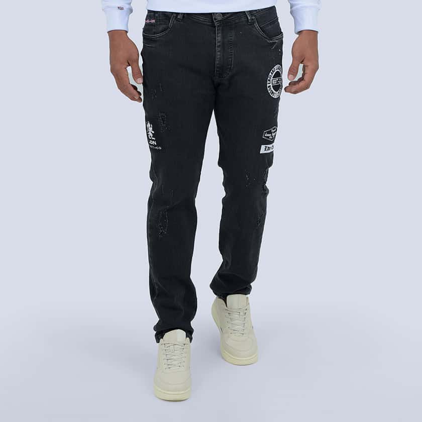 Jeans Gris Slim London