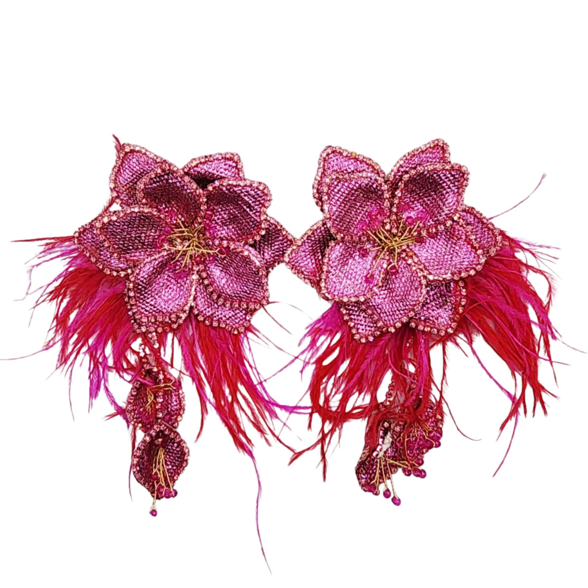 Petal Fuchsia Earrings