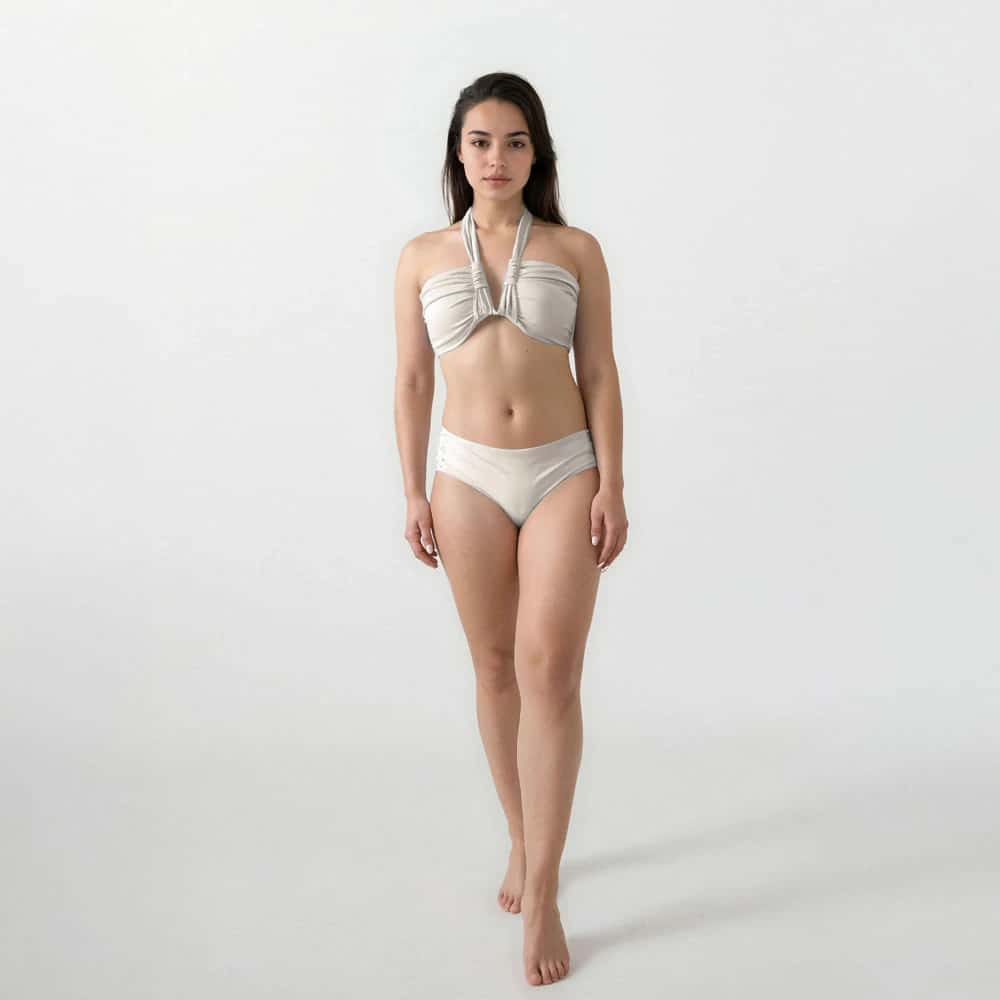 Set Vestido de Baño Efecto Lurex