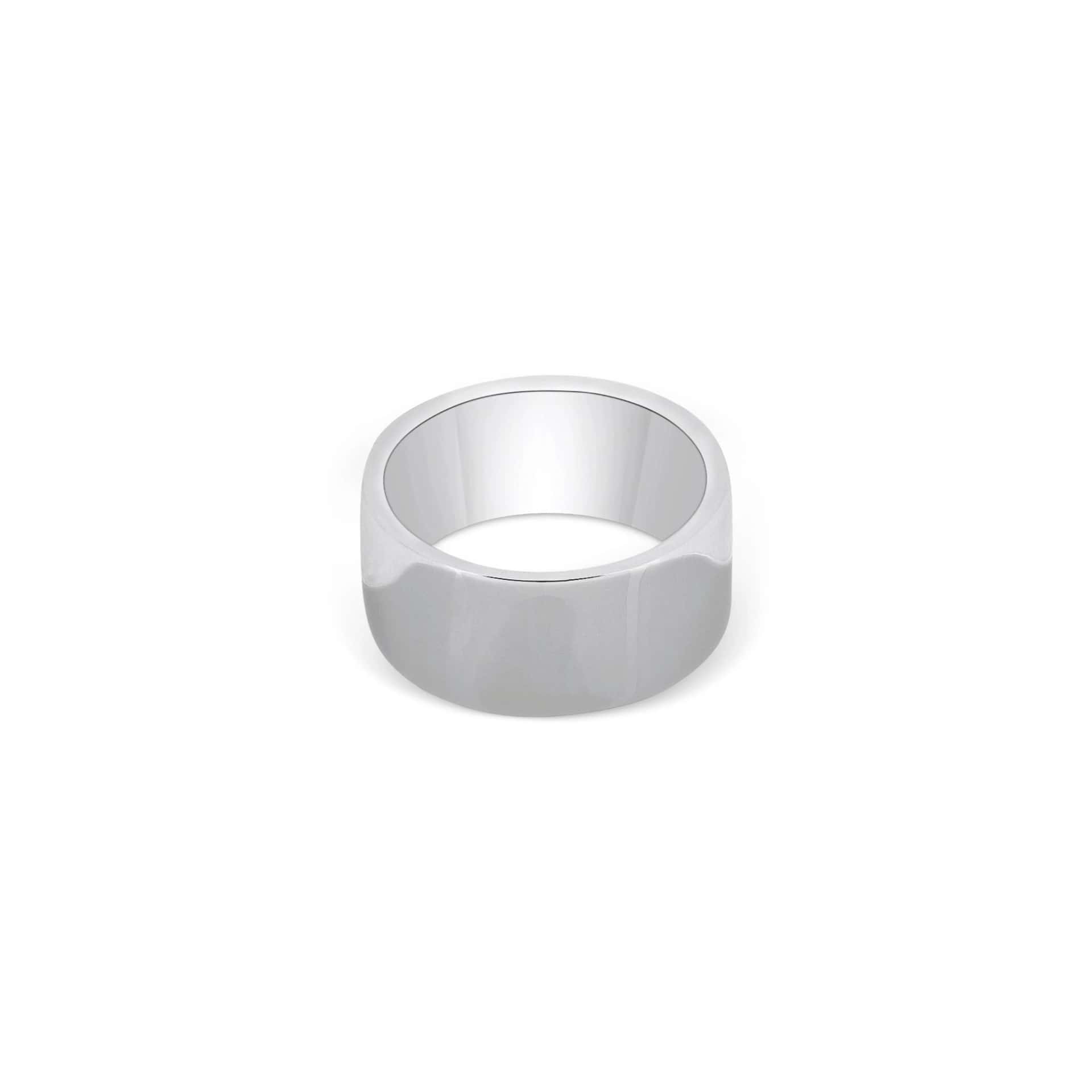 BAND RING 11MM | ANILLO EN PLATA LEY 950