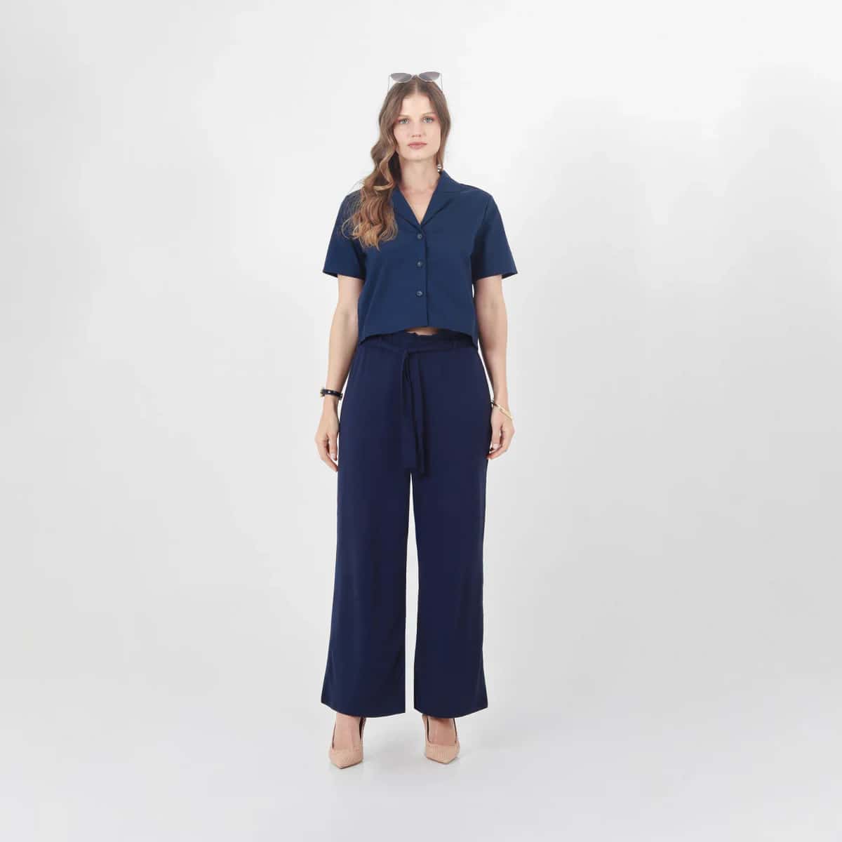 Pantalon Tiro Alto Bota Flare