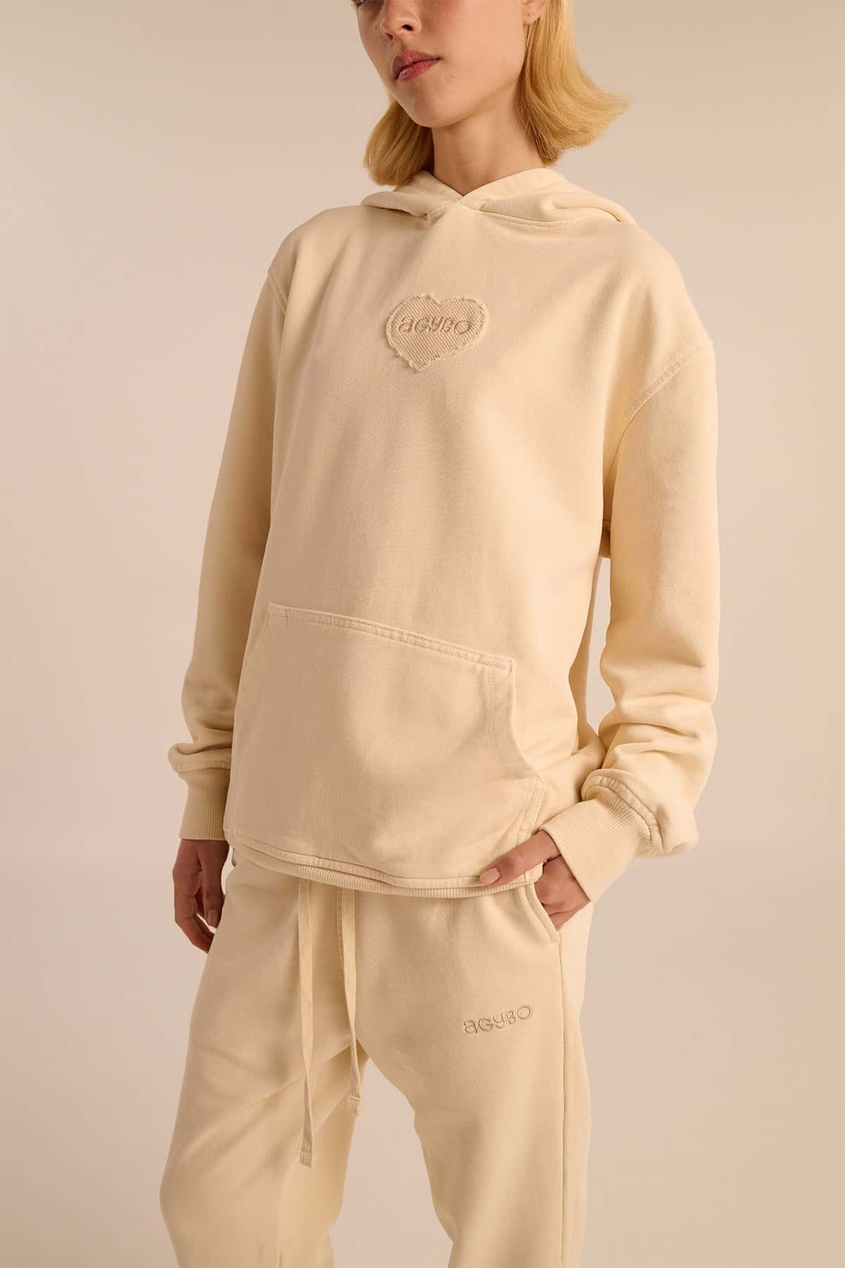 CORE HOODIE BEIGE - miniatura 6