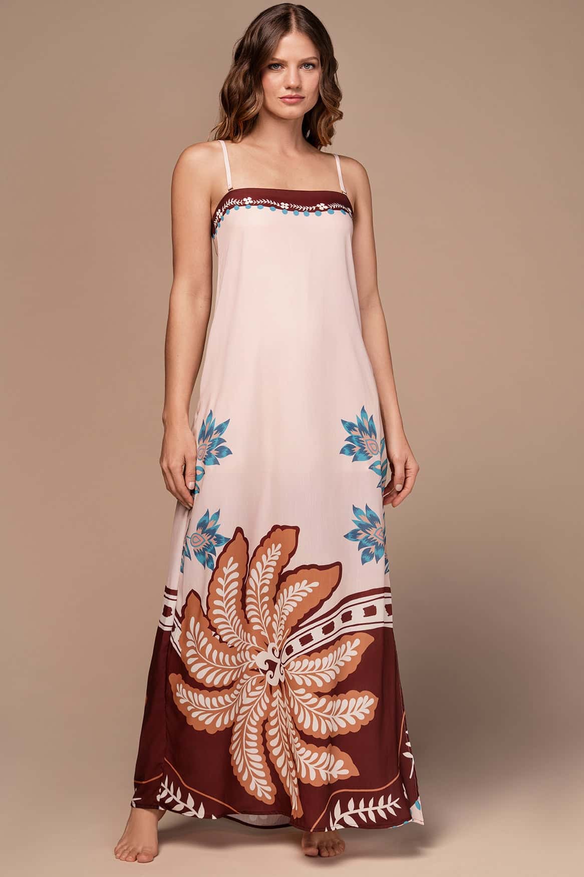 VESTIDO CELESTE FIORENTINA