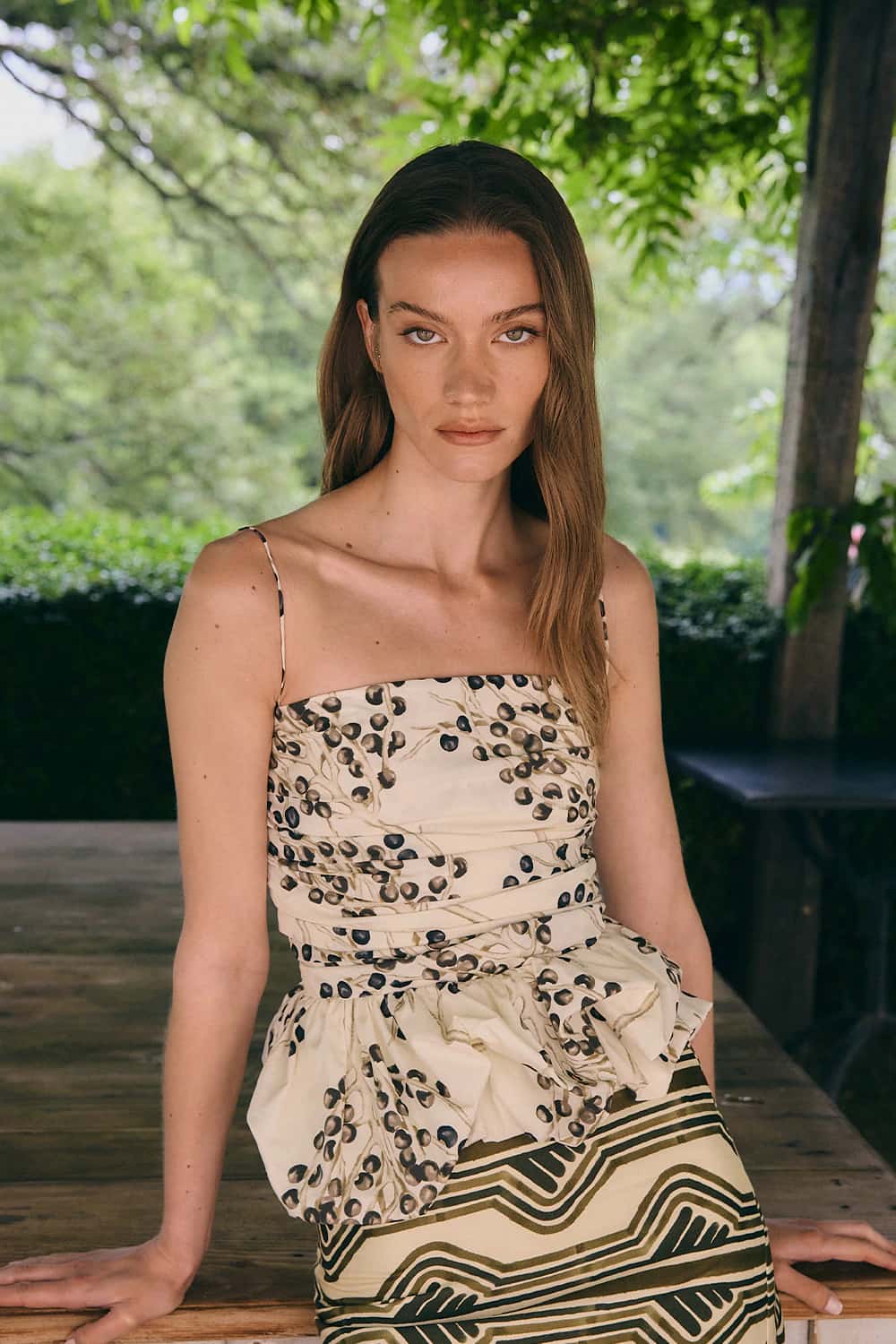 Crop top Maia negro natural - miniatura 1