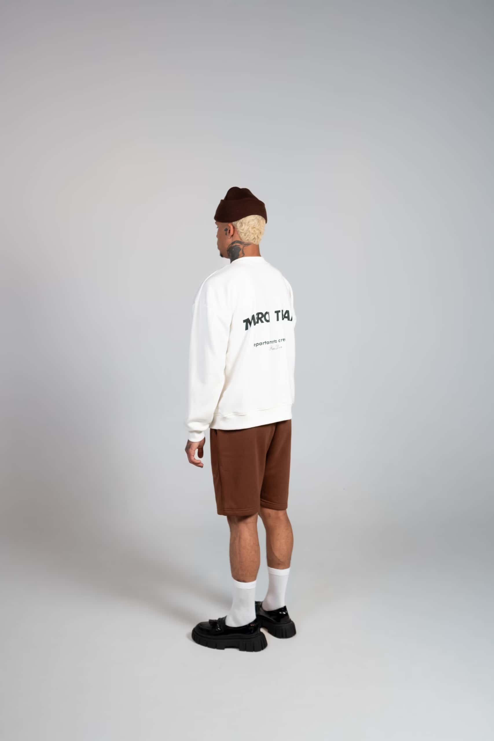 Hoodie Blanco Oversize - miniatura 2