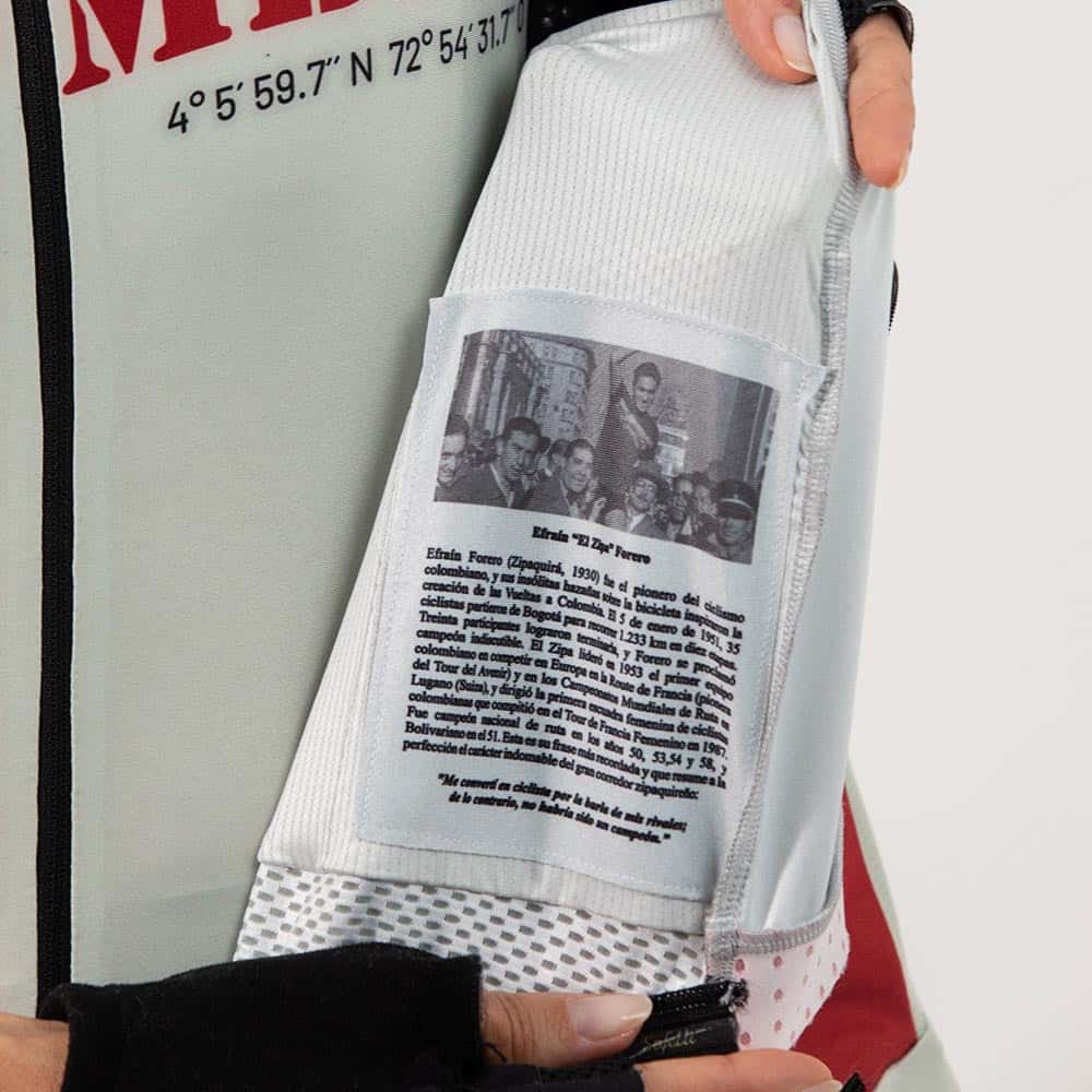 CAMISA CICLISMO MANGA CORTA COLOMBIA 51 PARA MUJER - miniatura 5
