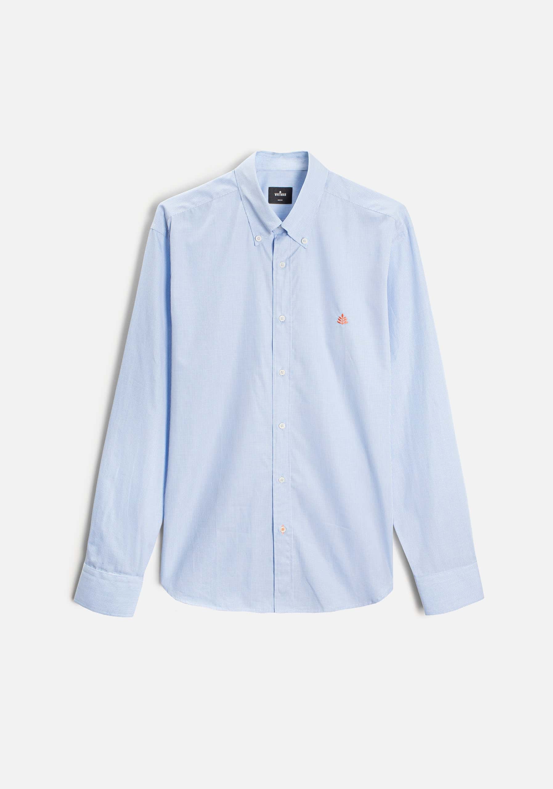 Camisa H CBD Cuadros L-Sal Azul Med