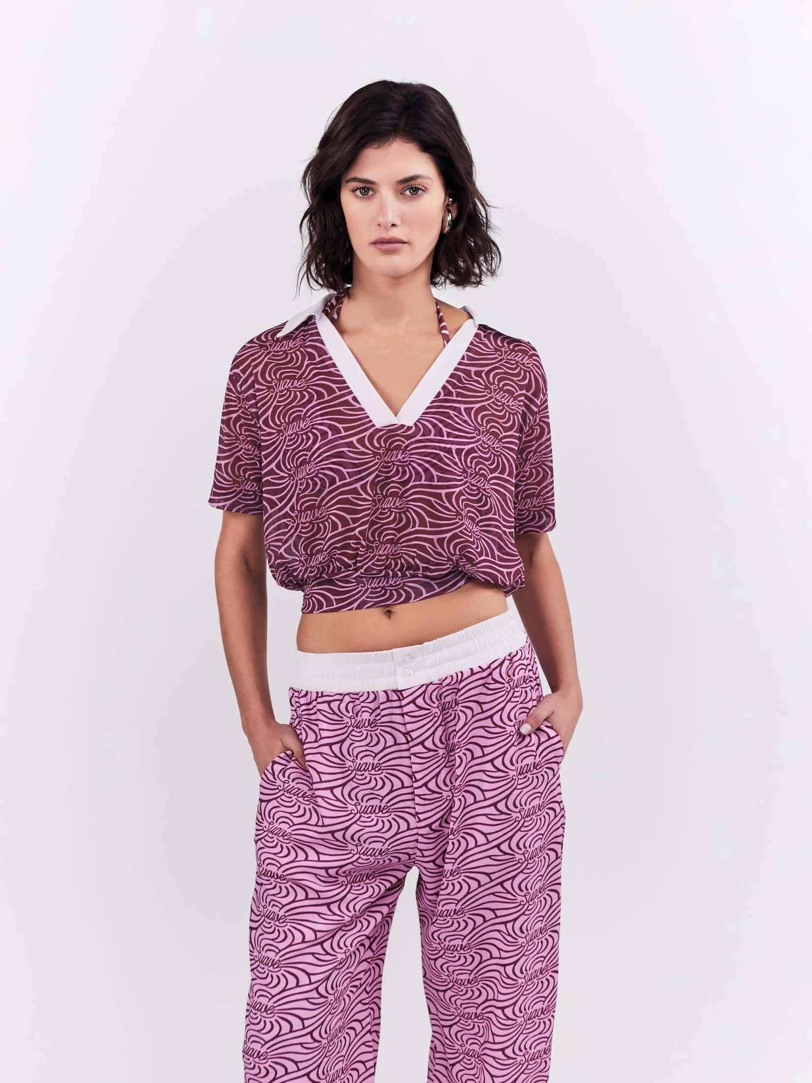 Mesh Top Suave - Magenta
