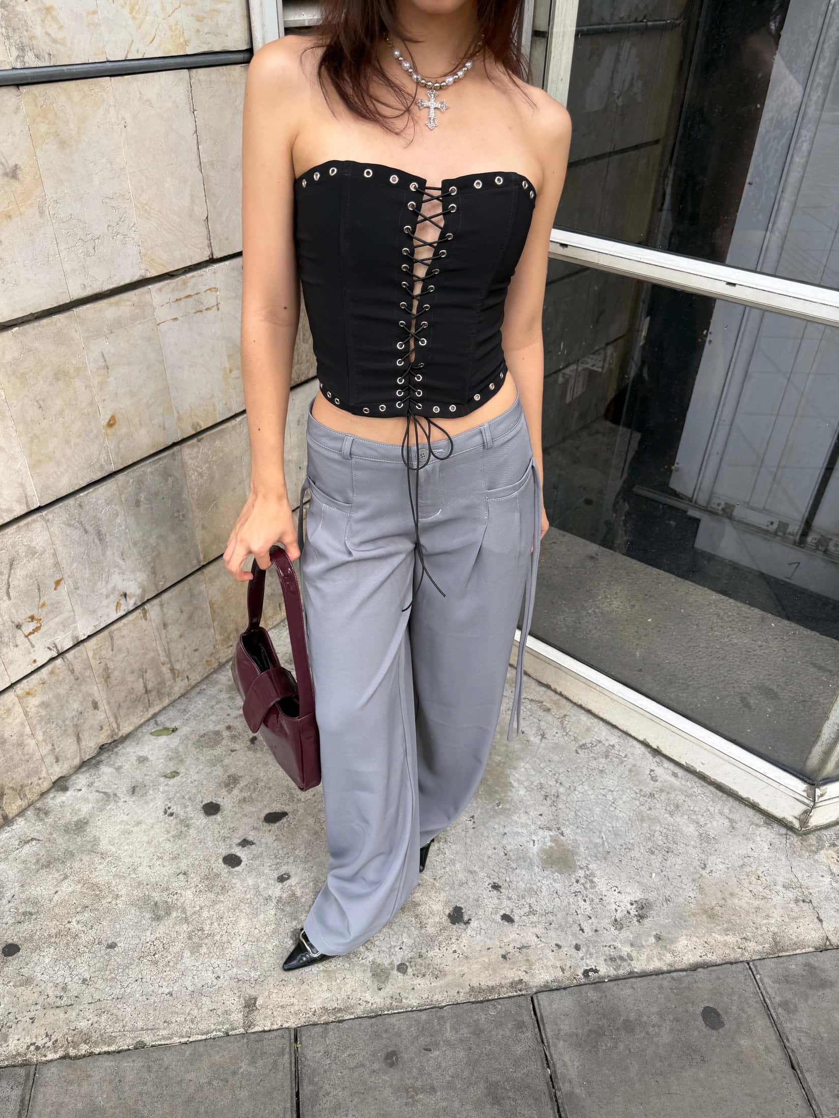 PANT LAZOS GRIS - miniatura 3
