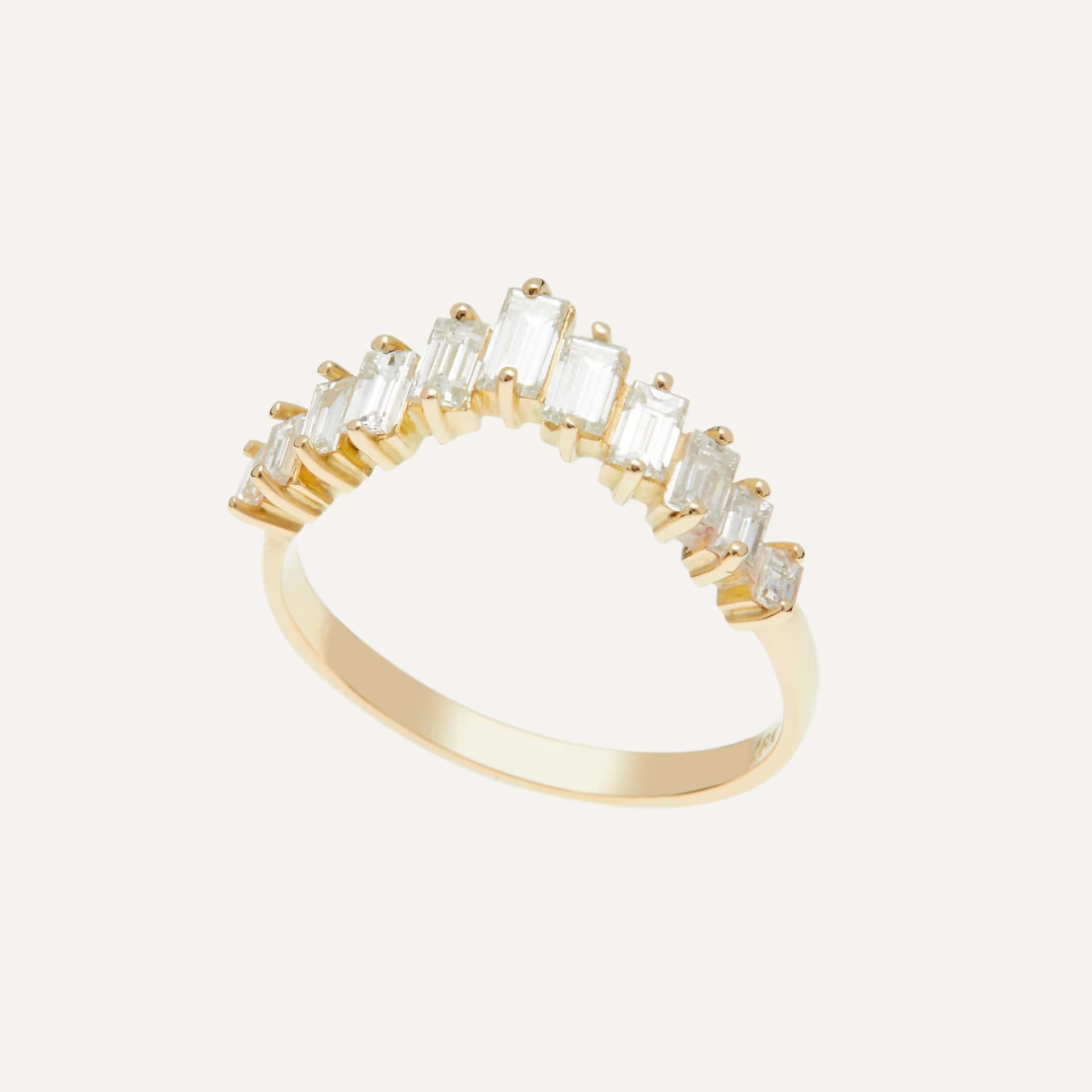 Anillo Tiara Baguette