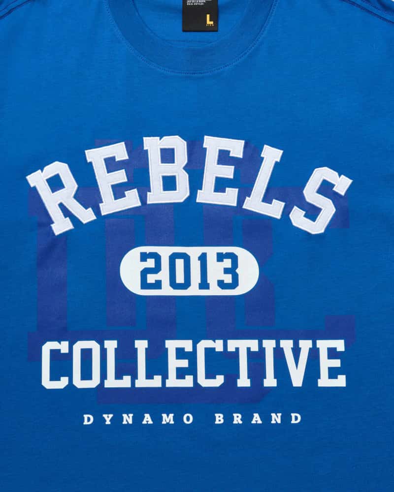 Camiseta Azul Oversize Rebels Club - miniatura 2