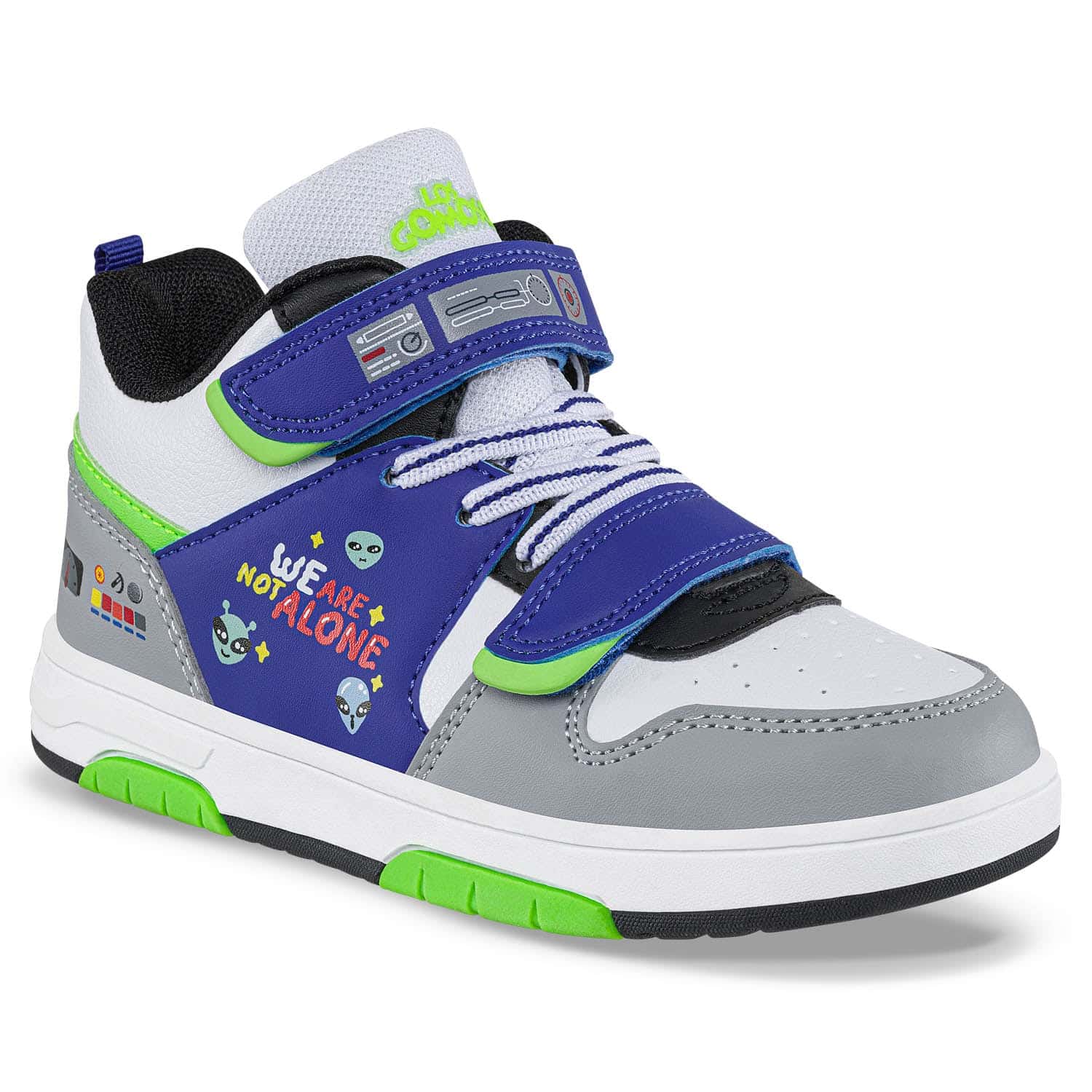 Tenis Urbanos Xuna Gris Los Gomosos para Niño