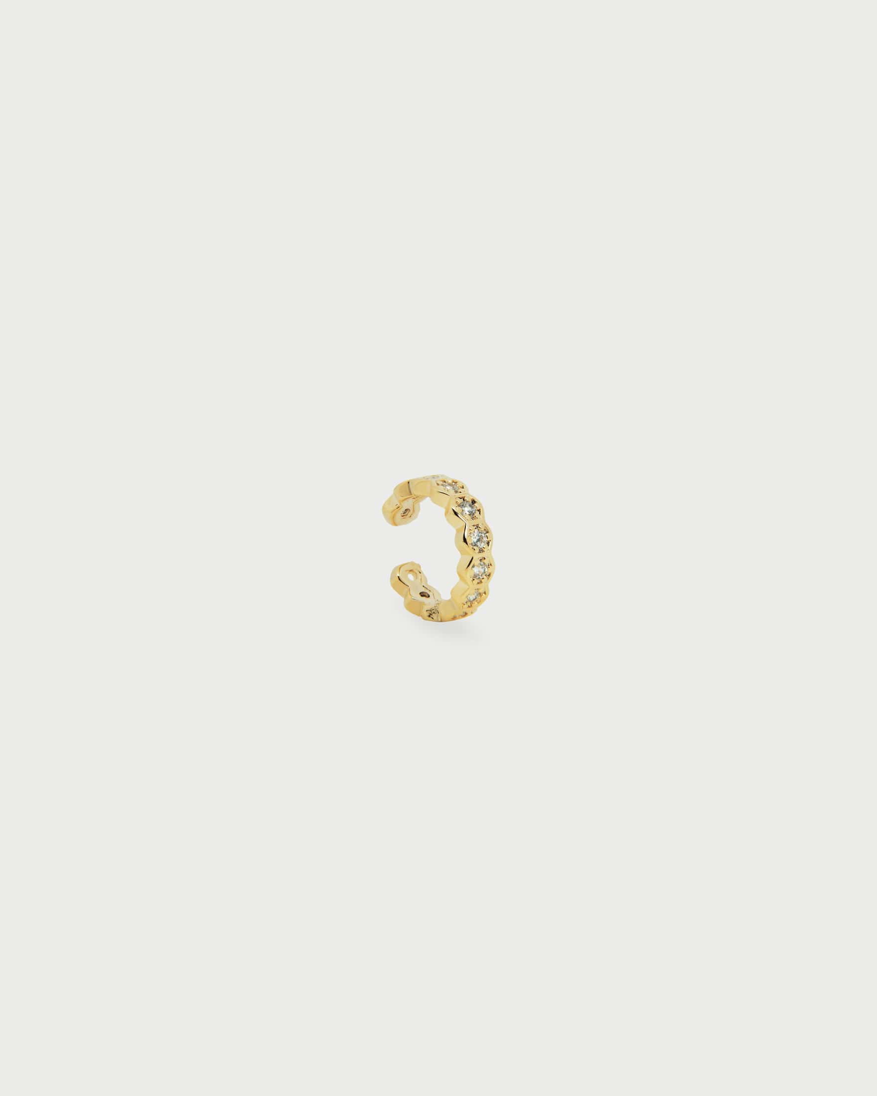 Earcuff Hexágonos