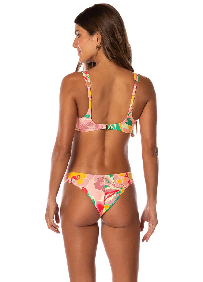 Maaji Dream Garden Iconic Low Rise Thin Side Bikini Bottom