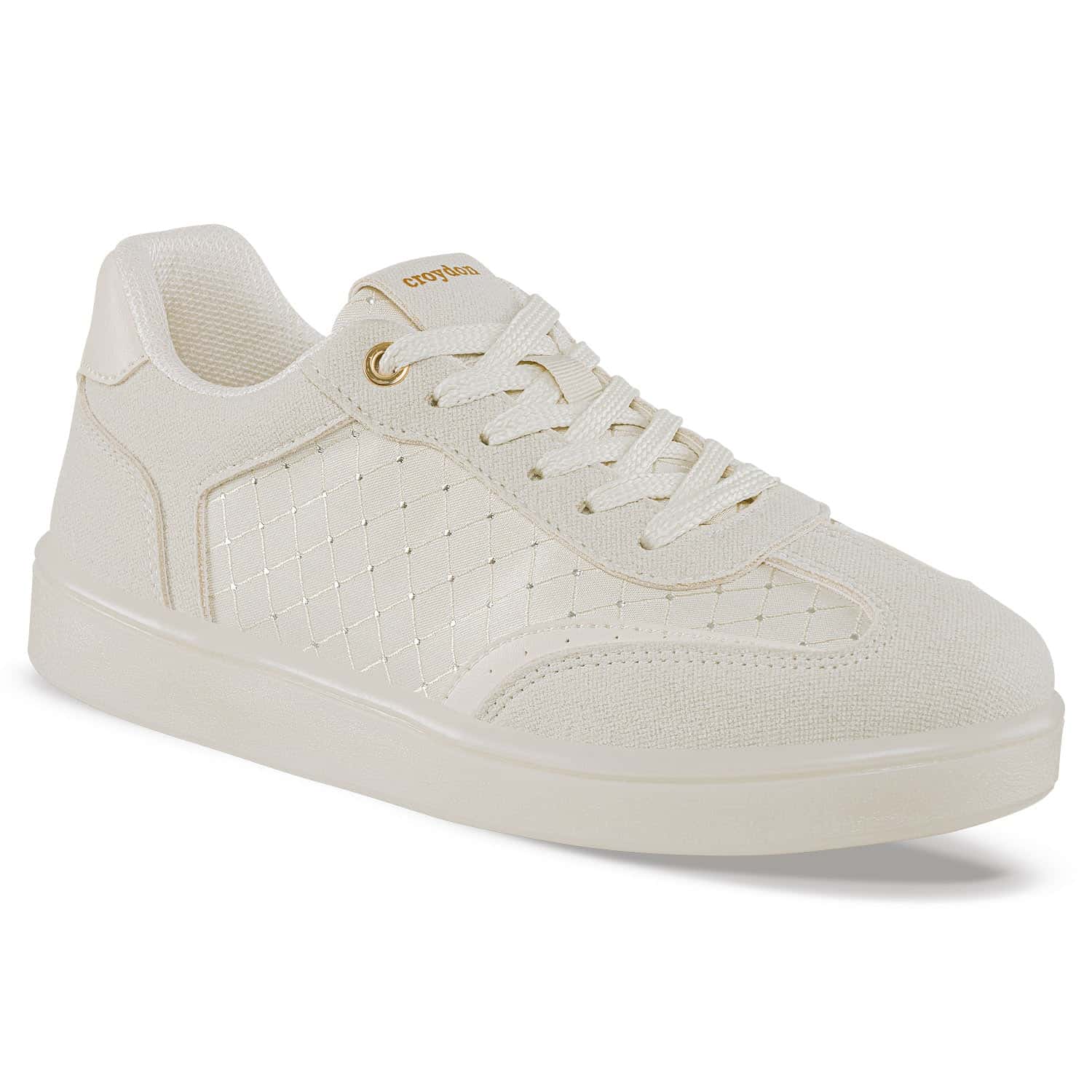Tenis Urbanos Aurel Beige Croydon Para Mujer