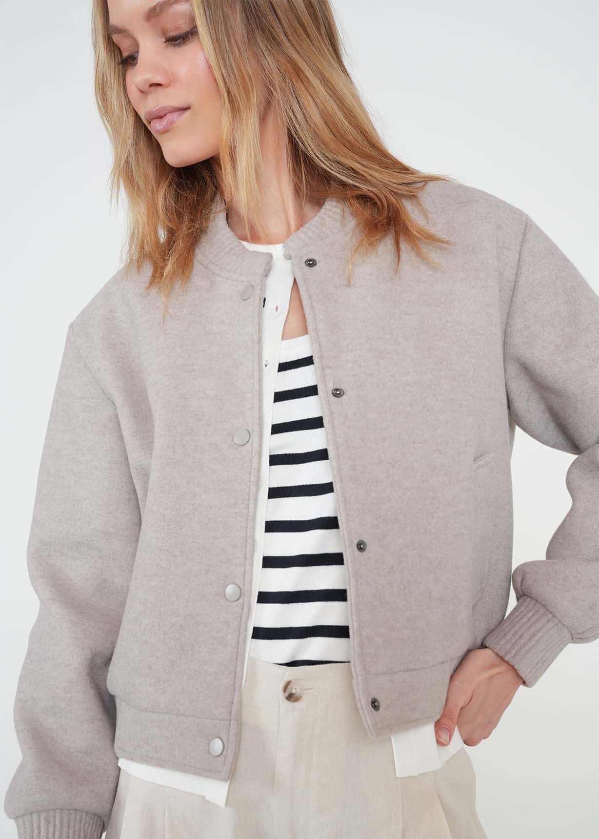 Chaqueta tipo bomber