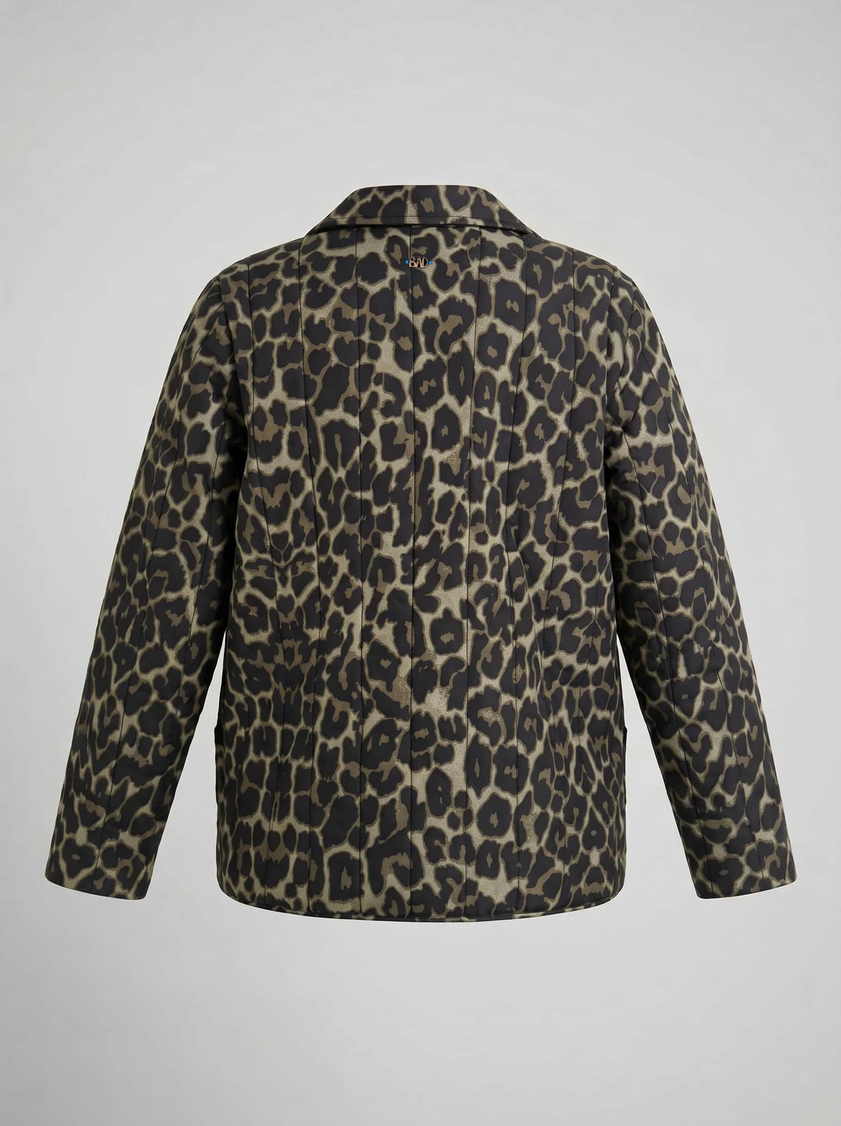 Chaqueta Leopardo Verde - miniatura 3