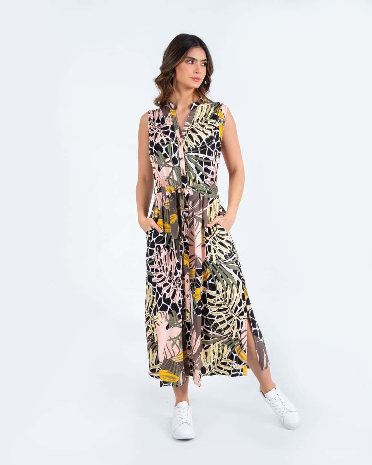Vestido estampado para mujer