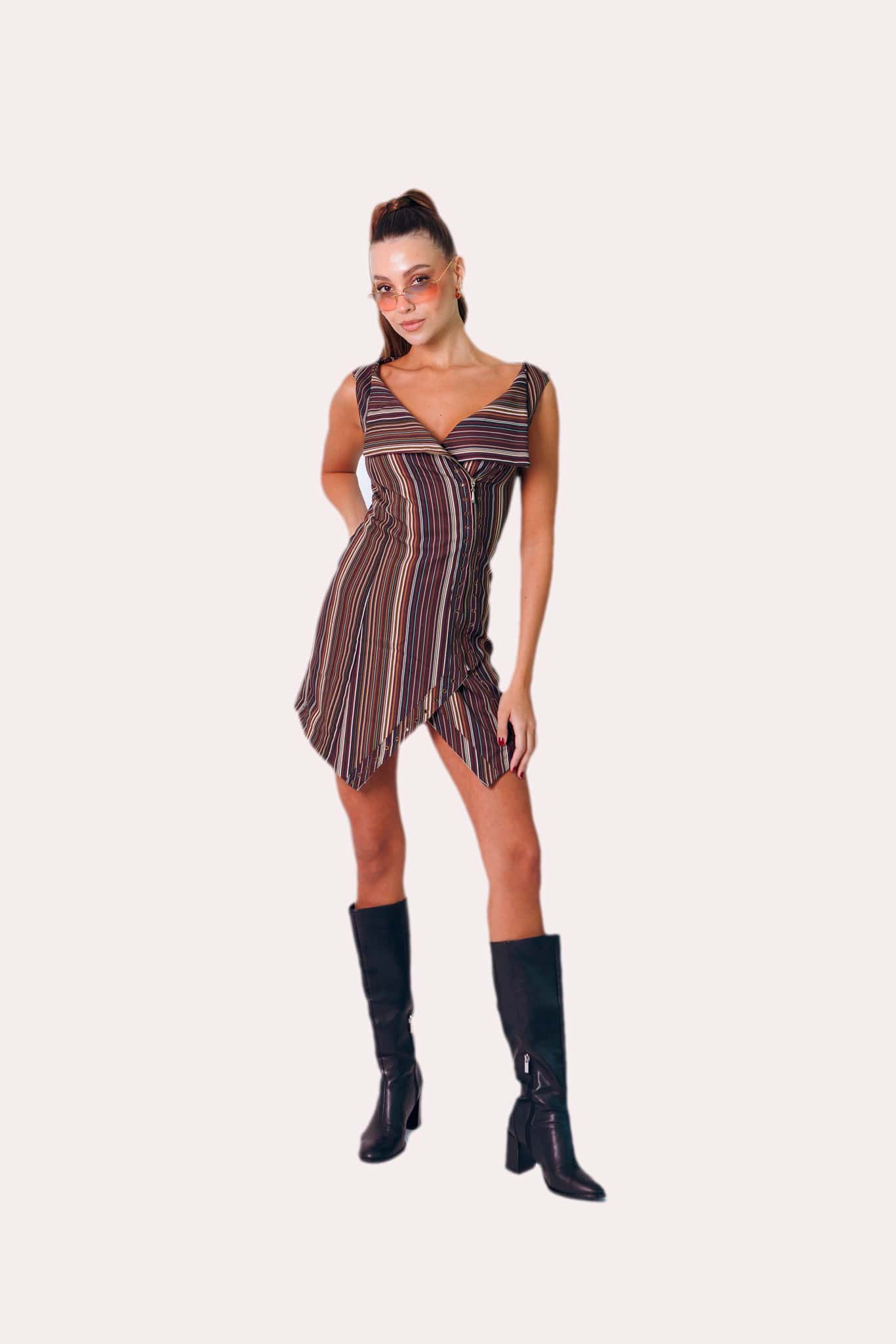 Crimson Rush Mini Dress