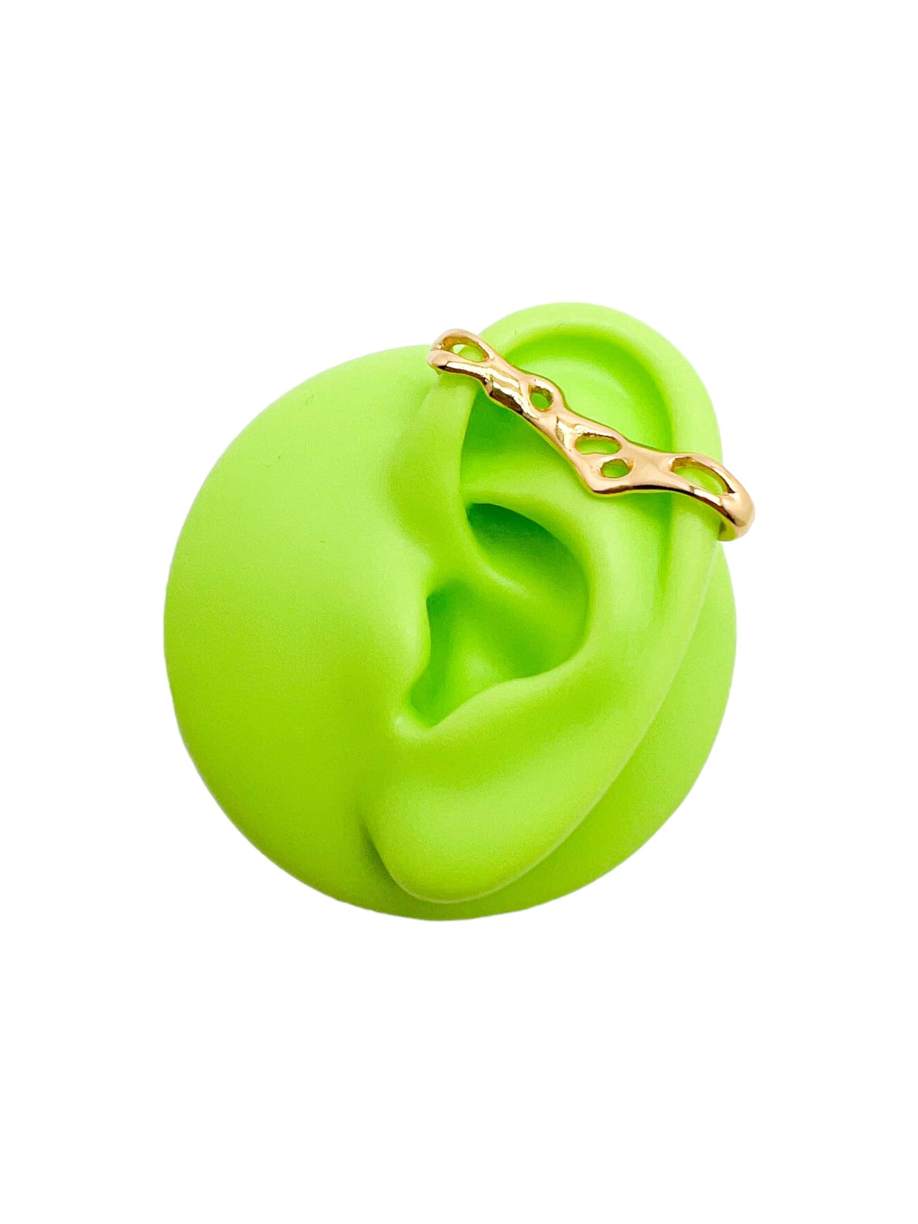 ear cuff irregular cosmic water gold - miniatura 1