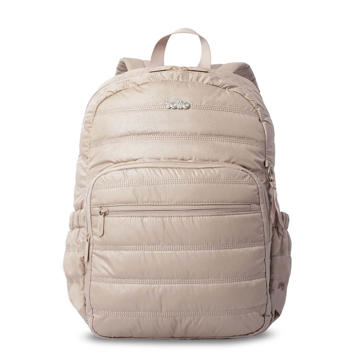 Morral Universitario Moxi Porta PC 15" Beige Mujer