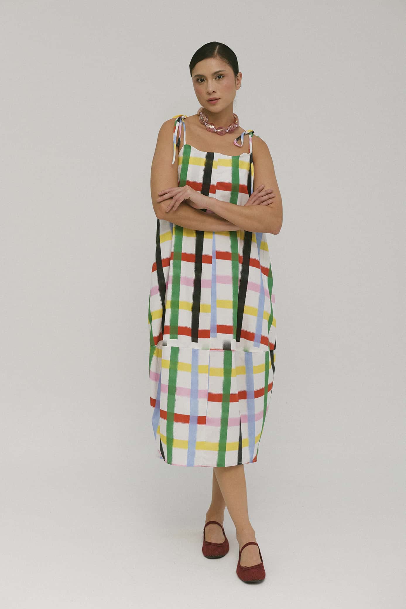 Vestido Huevito Confetti Arcoiris