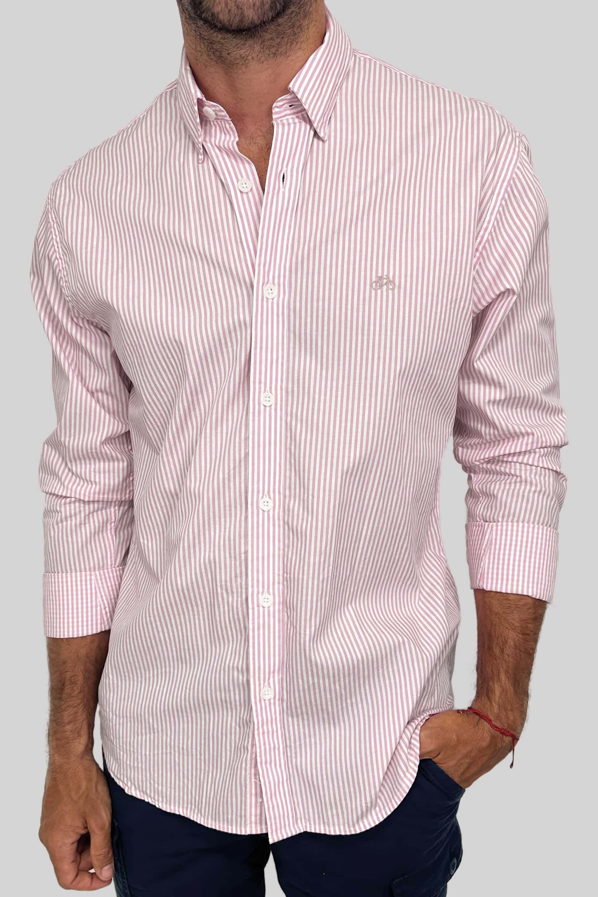 CAMISA BABY PINK LINES