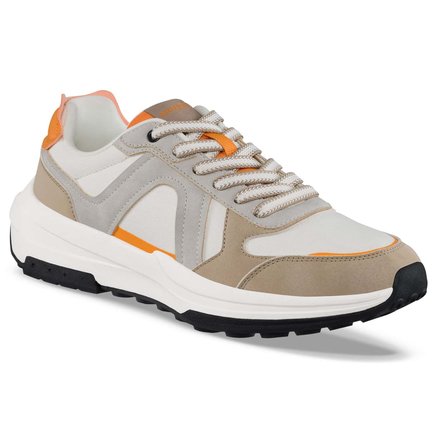 Tenis Urbanos Yabar Beige-Gris Croydon Para Hombre