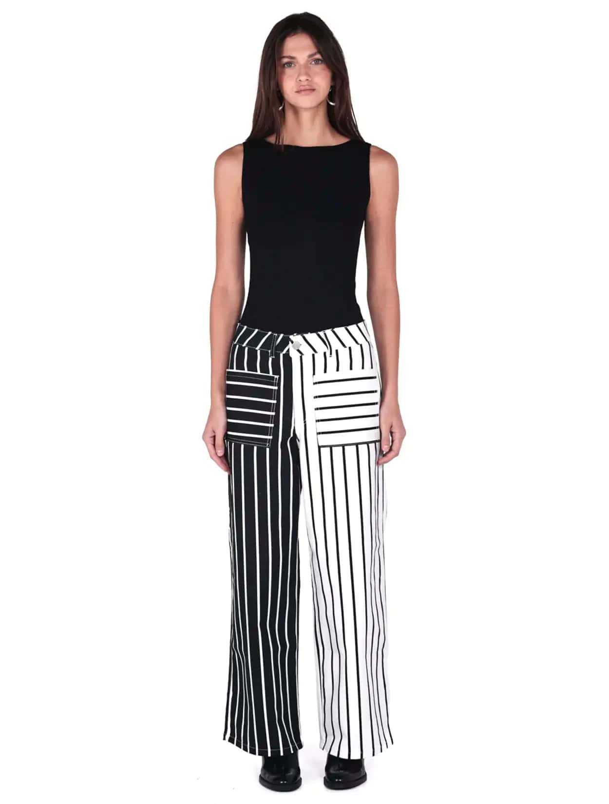 PANTALÓN LÍNEAS BICOLOR