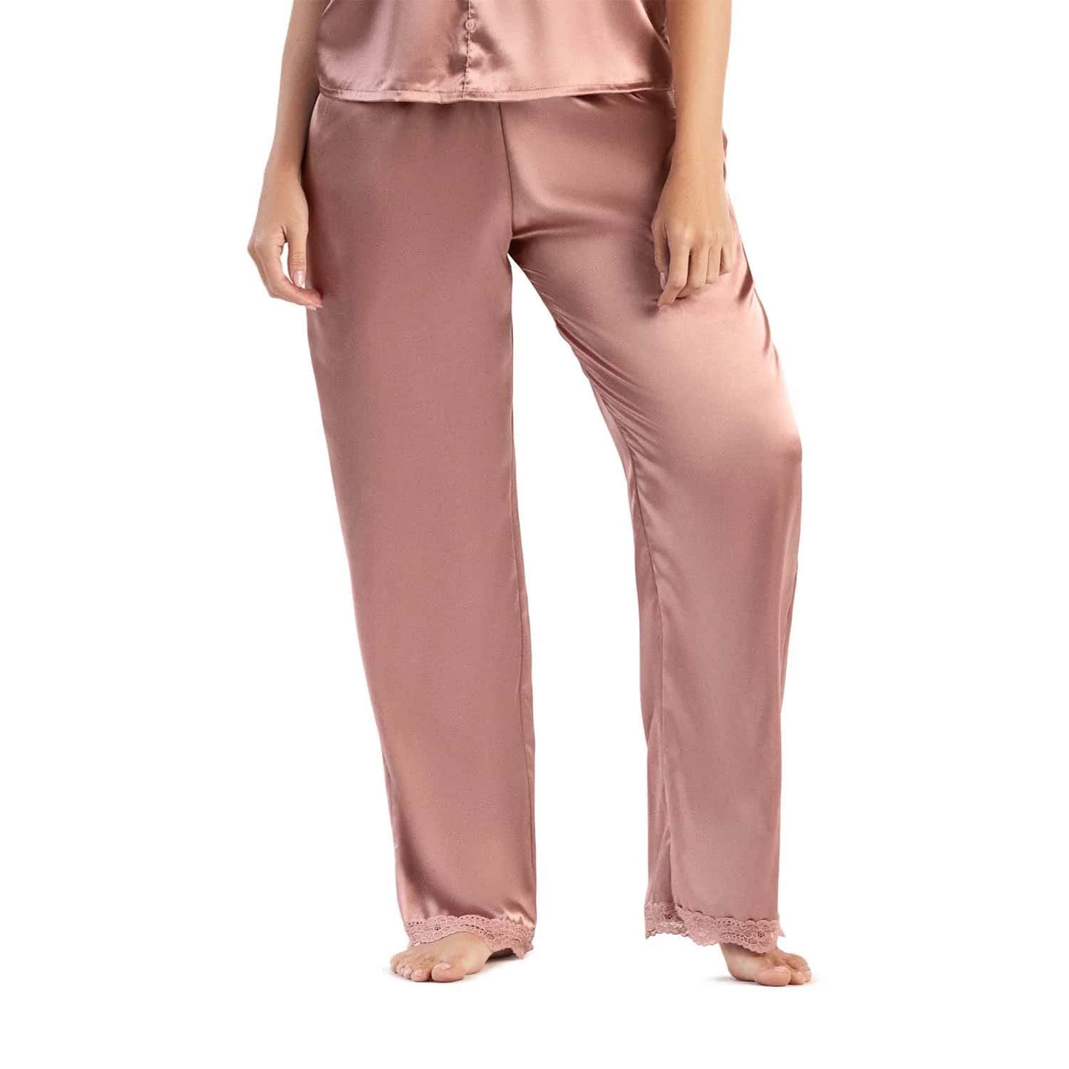 PANTALÓN DE PIJAMA CON ENCAJE EN BOTA - miniatura 4