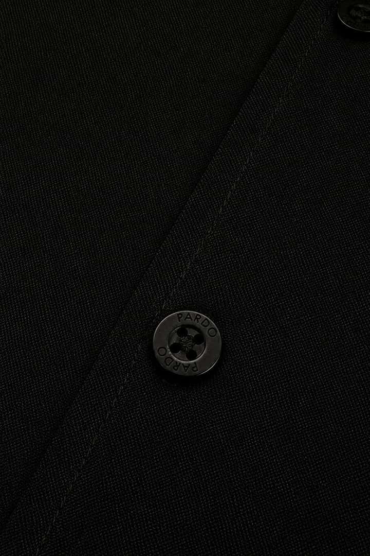 Camisa ligera negra - miniatura 6