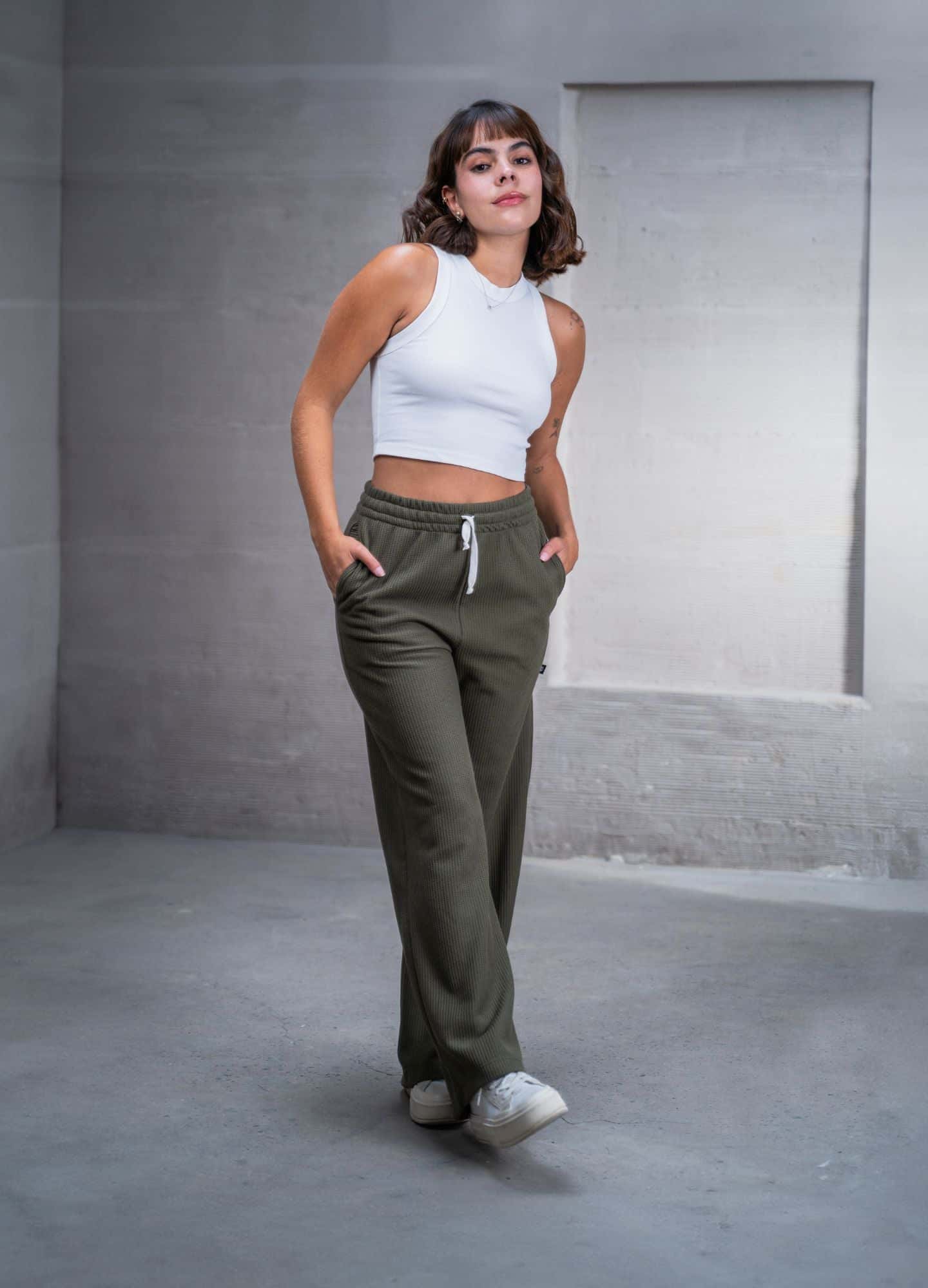 Pantalón Grid - Verde