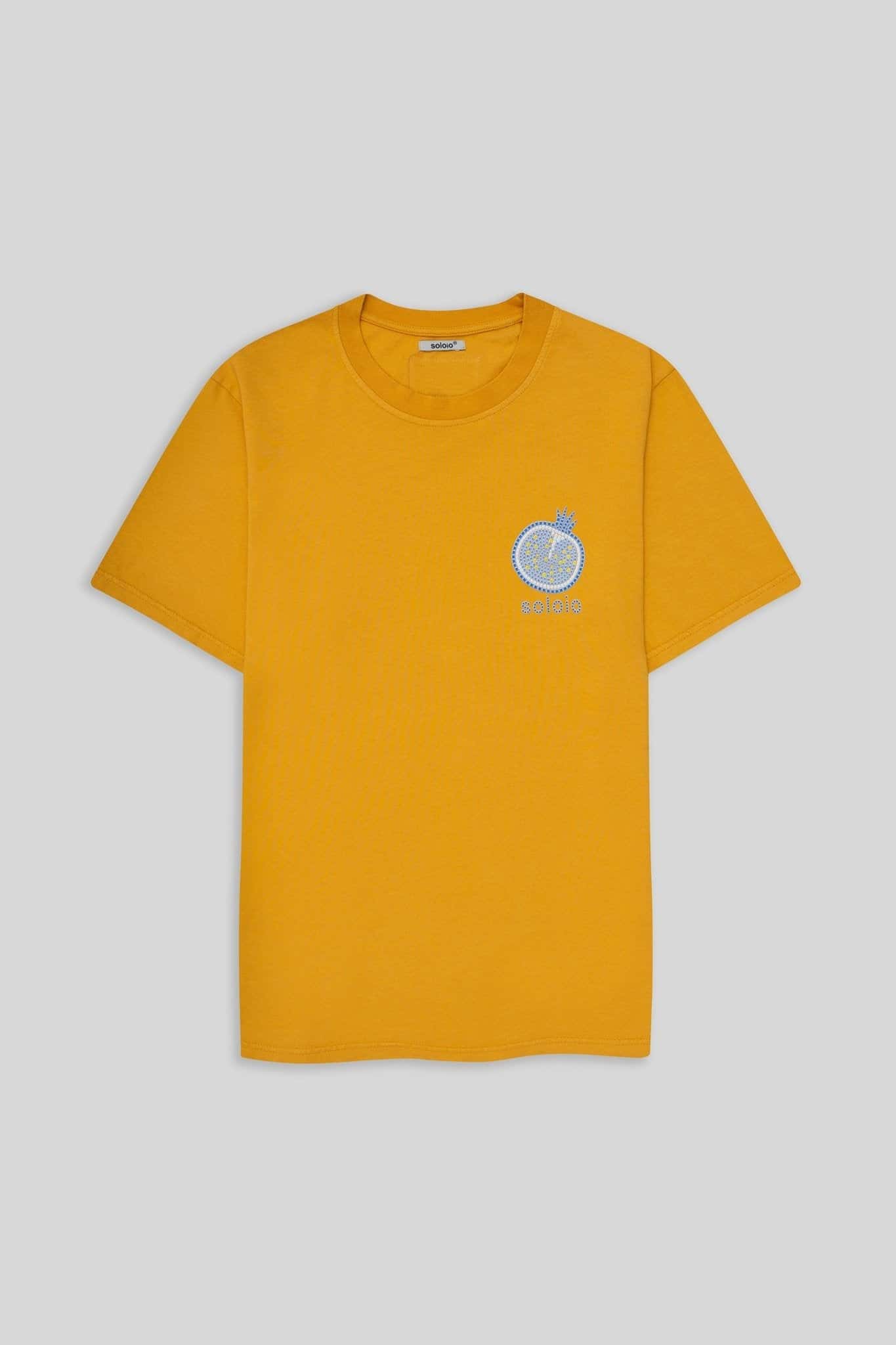 Men's cotton t-shirt yellow bastión