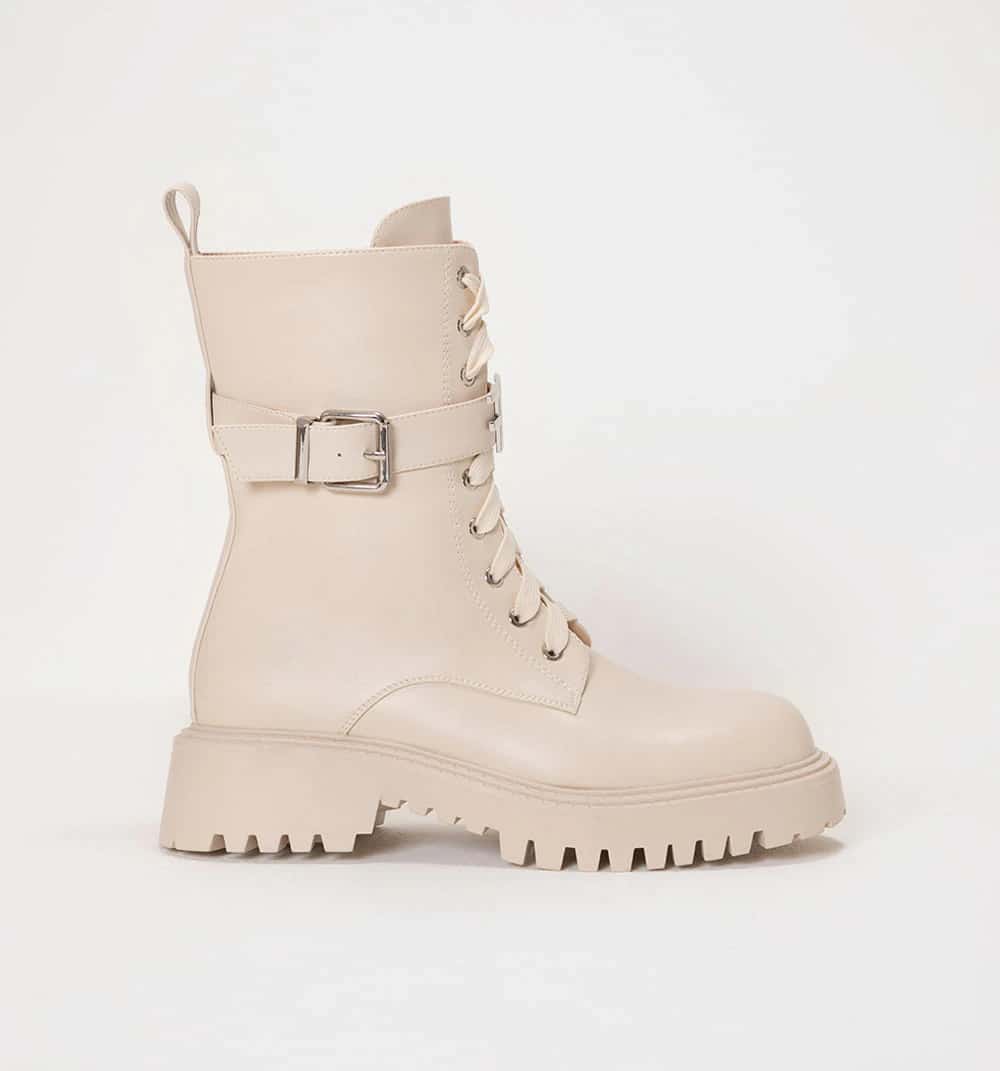 Bota con suela track con ff frontal