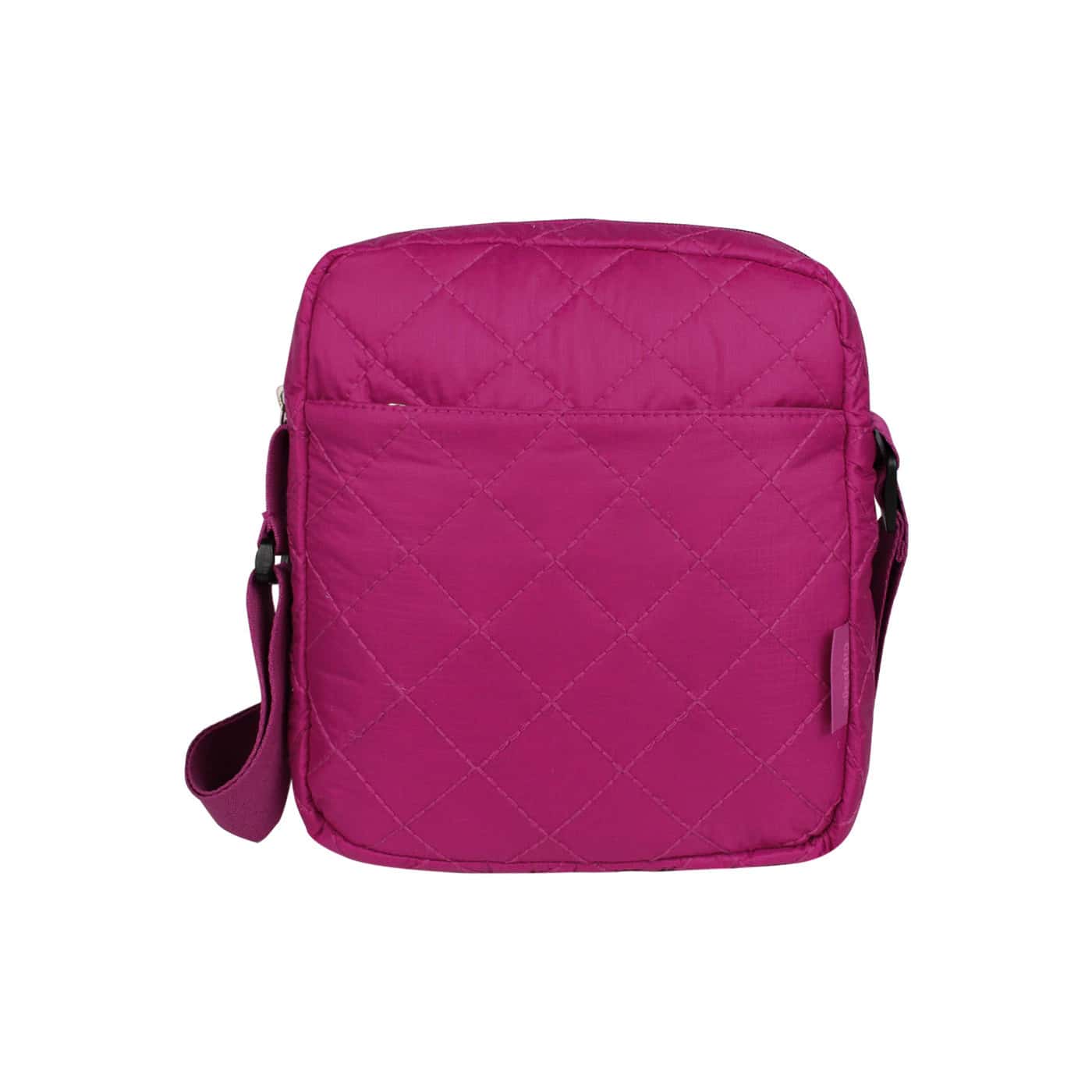 Bolso Manos Libres Viajero puffer Fucsia